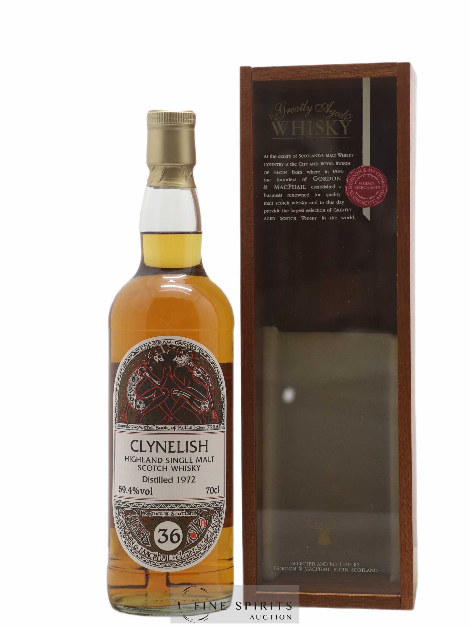 Clynelish 36 years 1972 Gordon & MacPhail The Dram Taker's Refill Sherry Hogshead Cask n°14301 - Bottled 2009 LMDW