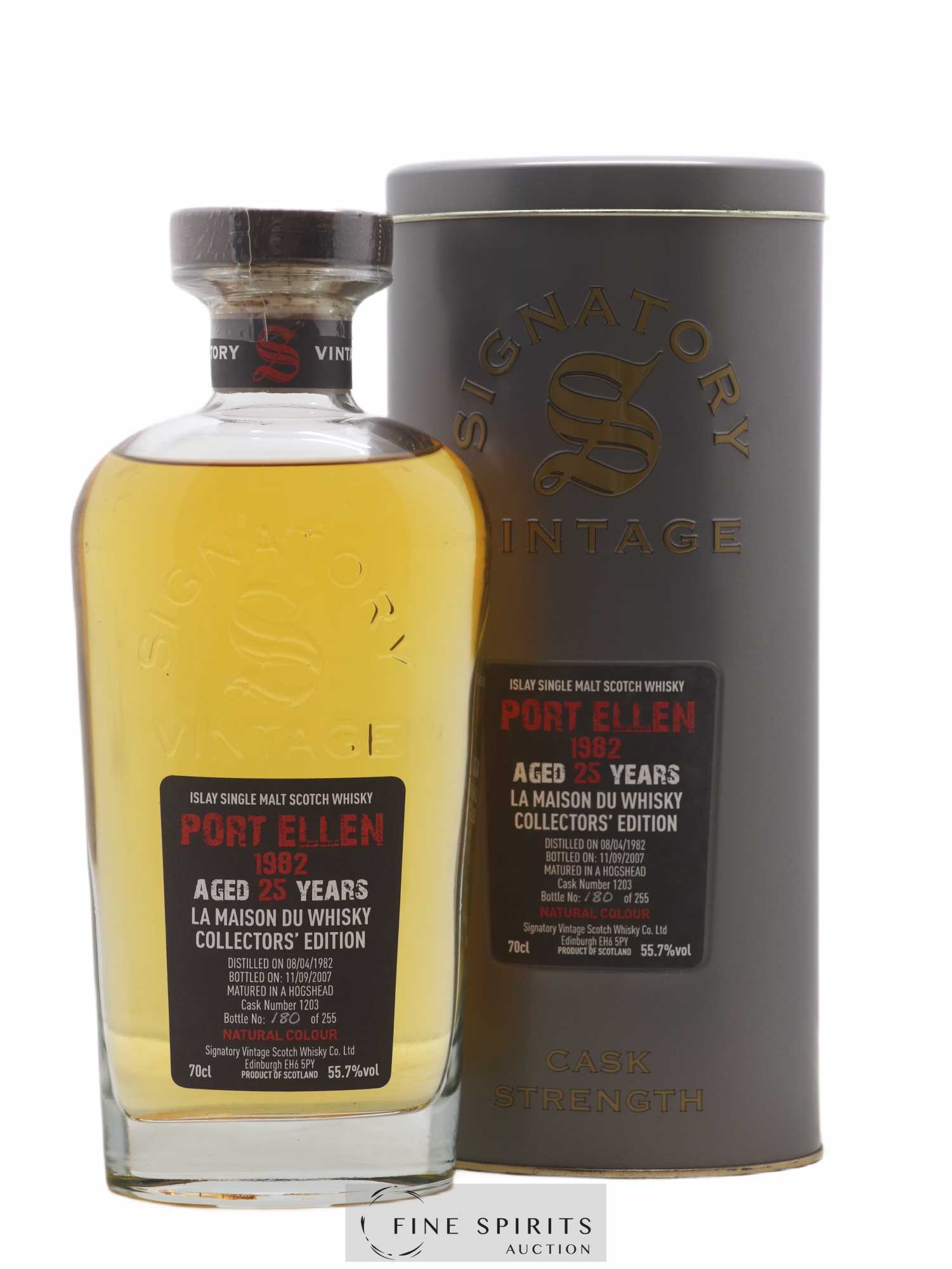 Port Ellen 25 years 1982 Signatory Vintage LMDW Collectors' Edition Cask n°1203 - One of 255 - bottled 2007