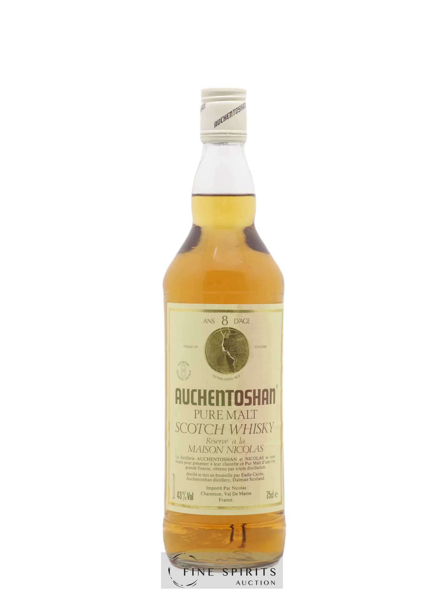 Auchentoshan 8 years Of. Nicolas Import