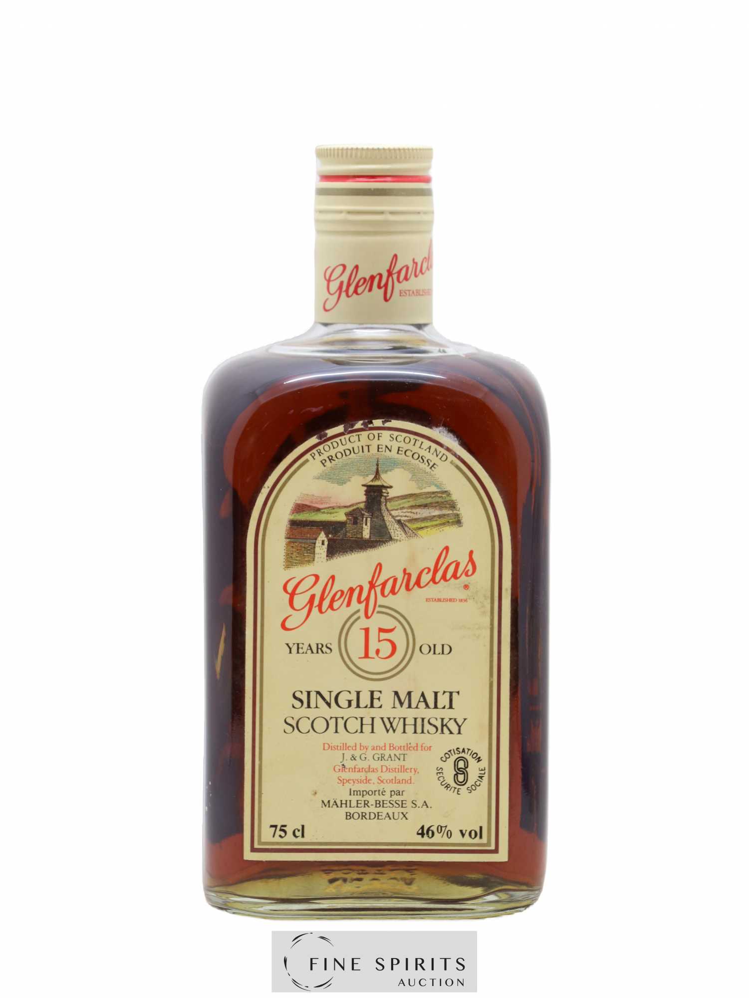 Glenfarclas 15 years Of. Mahler-Besse 75cl.