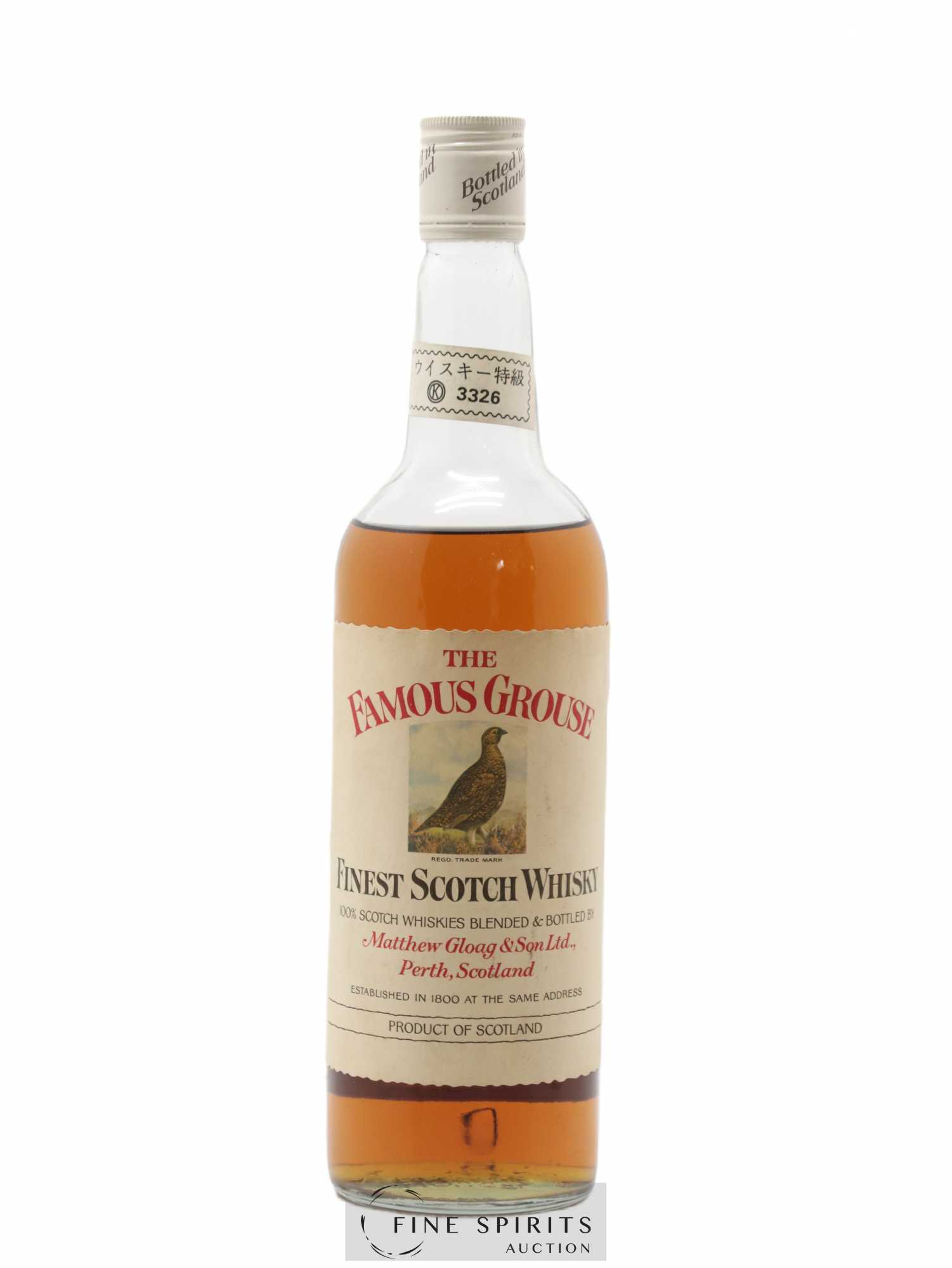 The Famous Grouse Of. Finest Scotch Whisky Japan Import