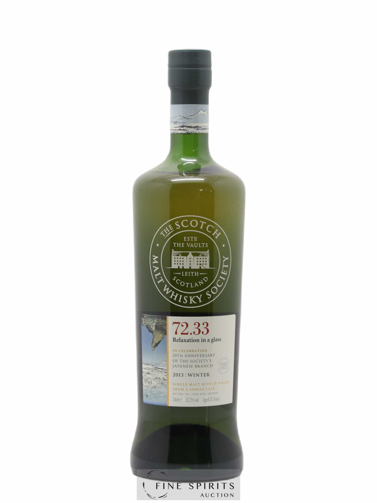 Relaxation in a Glass 31 years 1981 The Scotch Malt Whisky Society Cask n°72.33 - One of 190 - bottled 2013