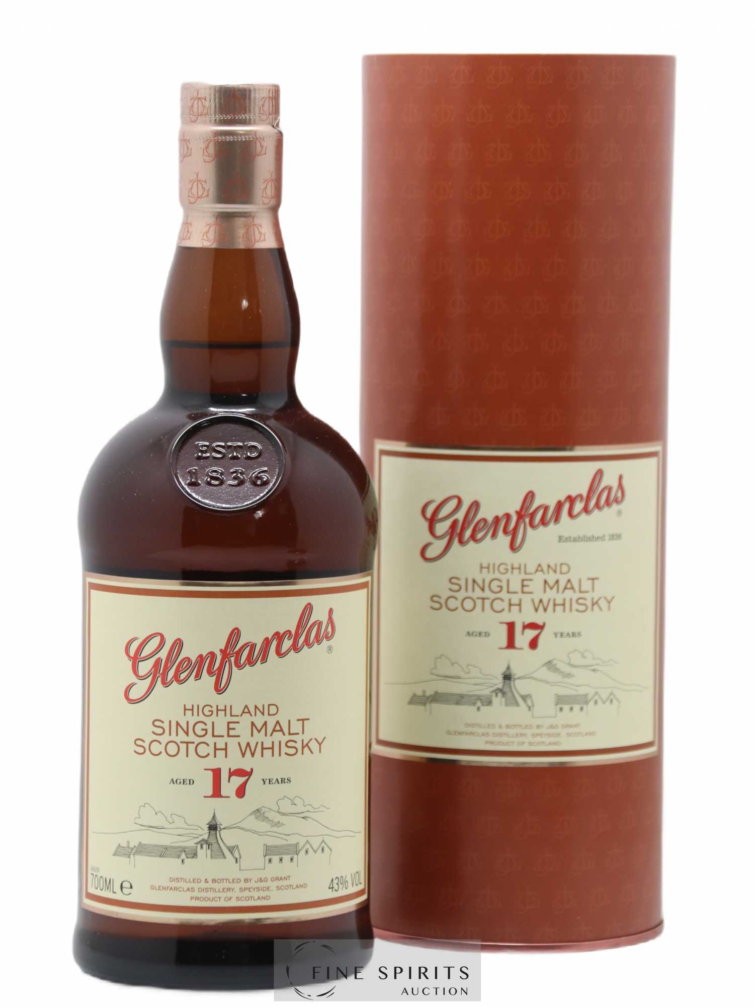 Glenfarclas 17 years Of. Mahler-Besse Import