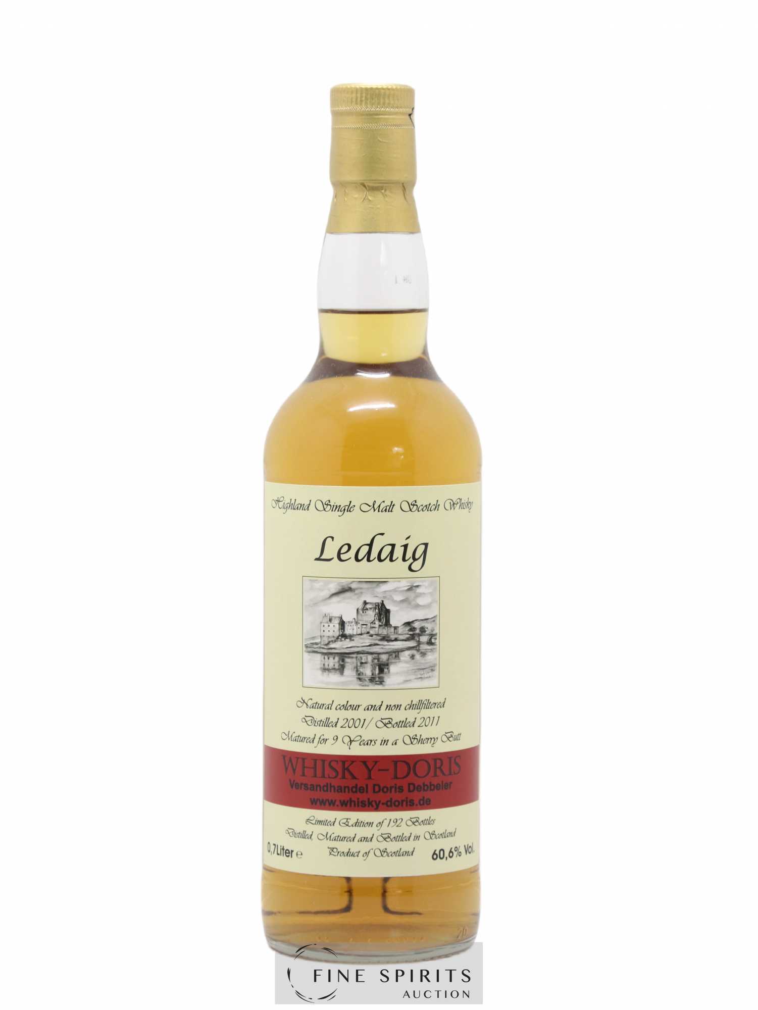 Ledaig 9 years 2001 Whisky-Doris One of 192 - bottled 2011