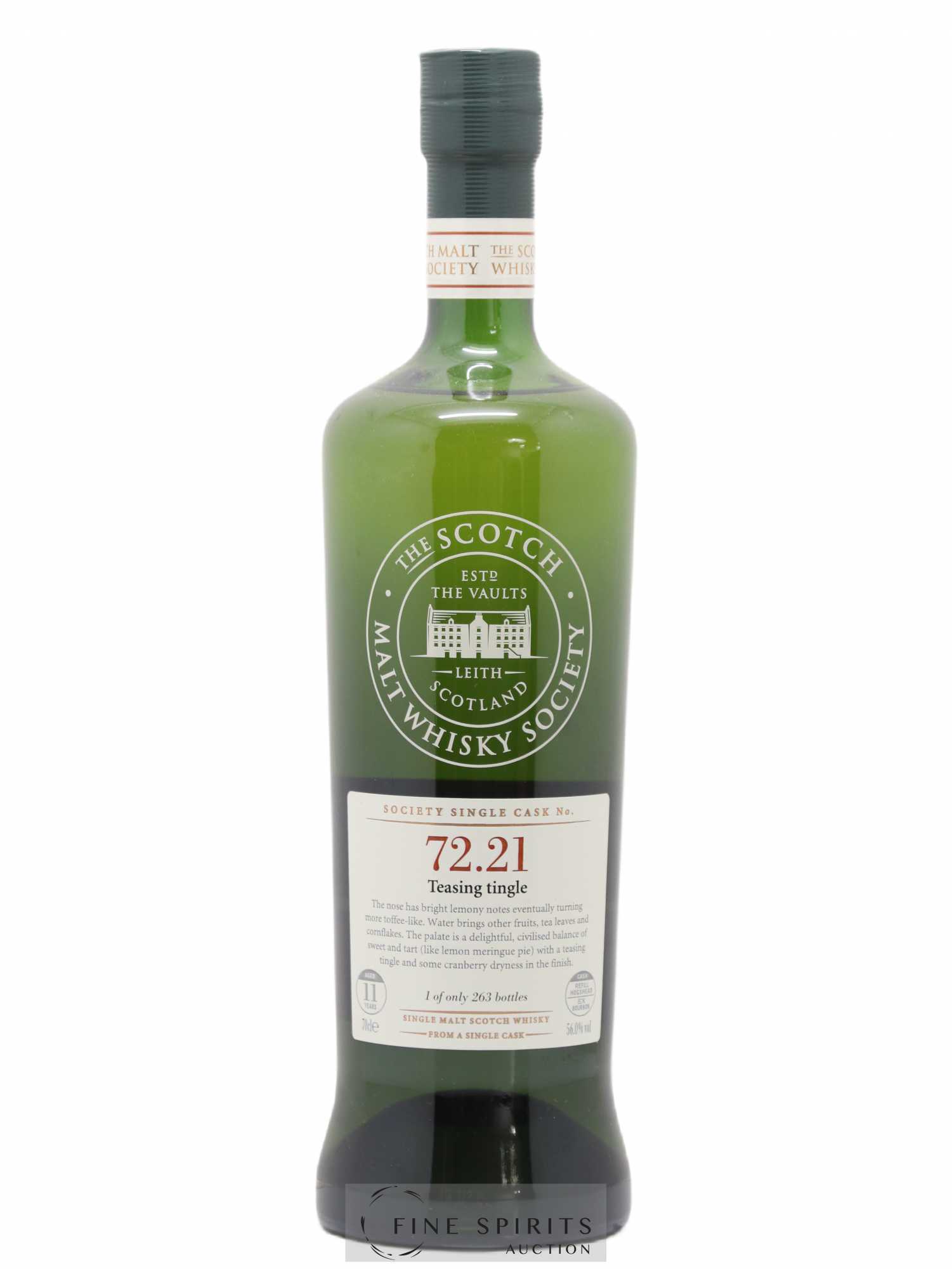 Teasing Tingle 11 years 1997 The Scotch Malt Whisky Society Cask n°72.21 - One of 263 - bottled 2009