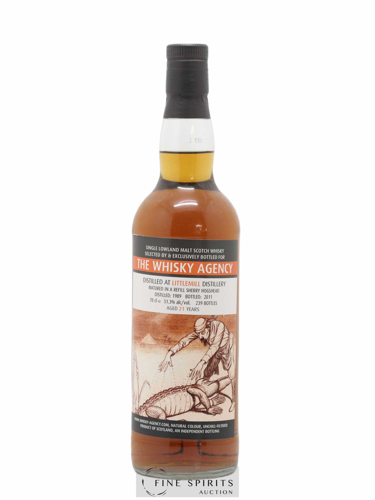 Littlemill 21 years 1989 The Whisky Agency One of 239 - bottled 2011