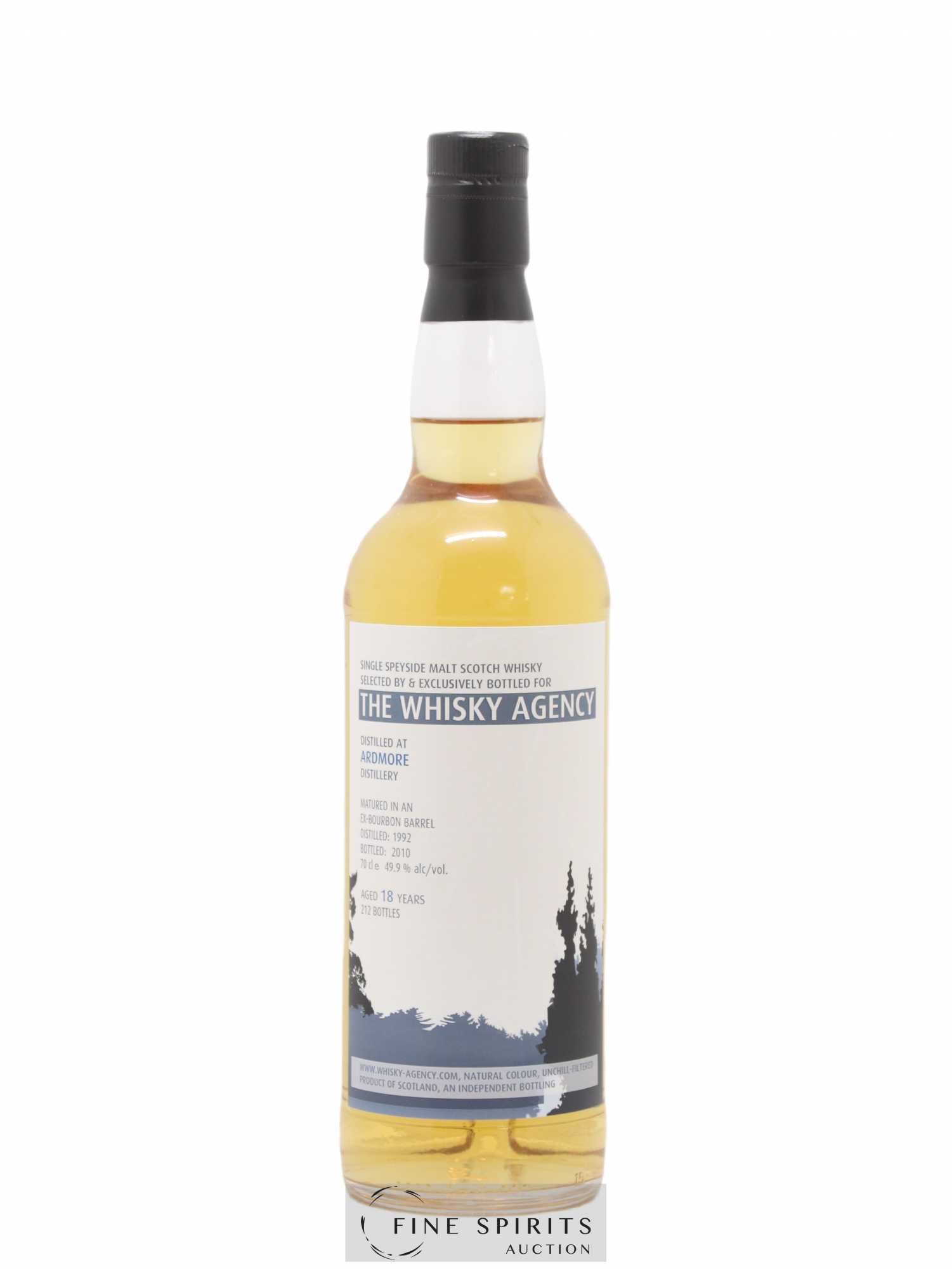 Ardmore 18 years 1992 The Whisky Agency One of 212 - bottled 2010