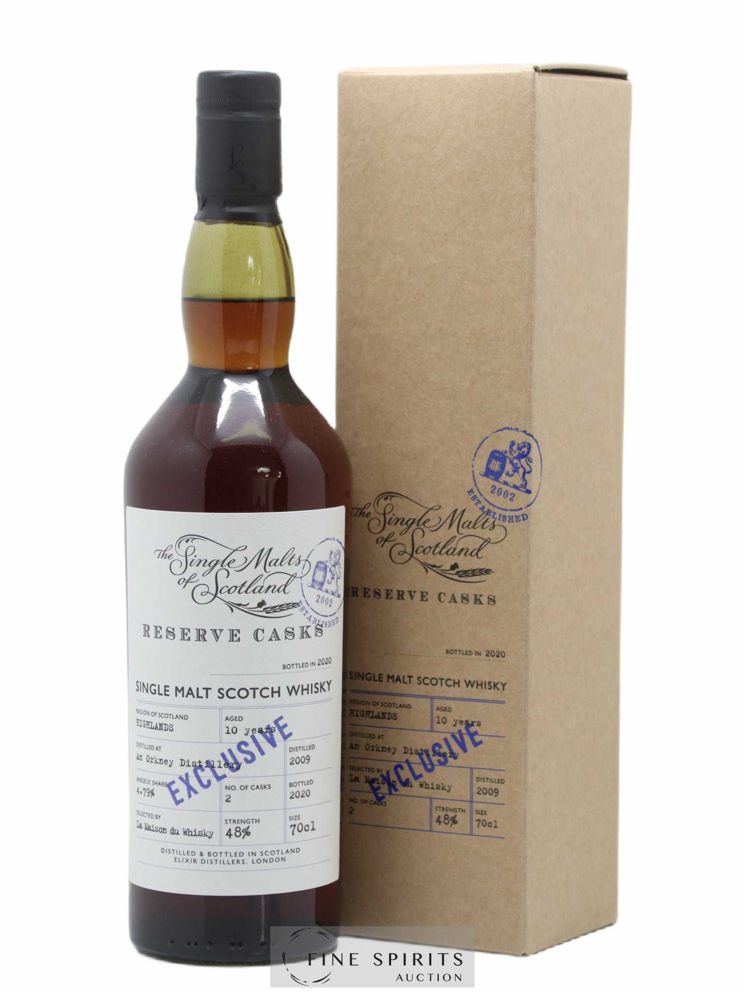 An Orkney Distillery 10 years 2009 Elixir Distillers Exclusive Reserve Cask n°2 - bottled 2020 LMDW The Single Malts of Scotland