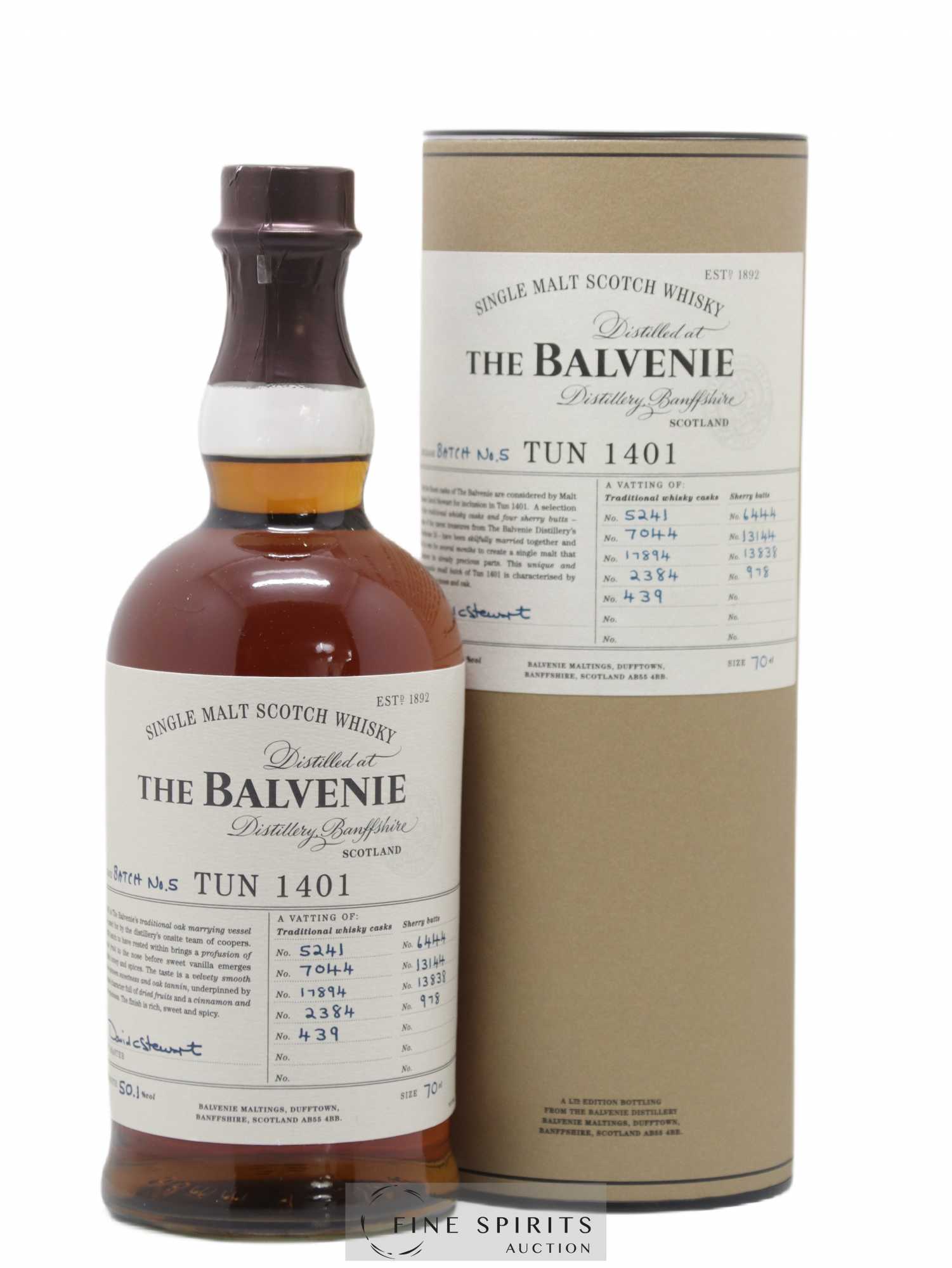 Balvenie The Of. Tun 1401 Batch 5