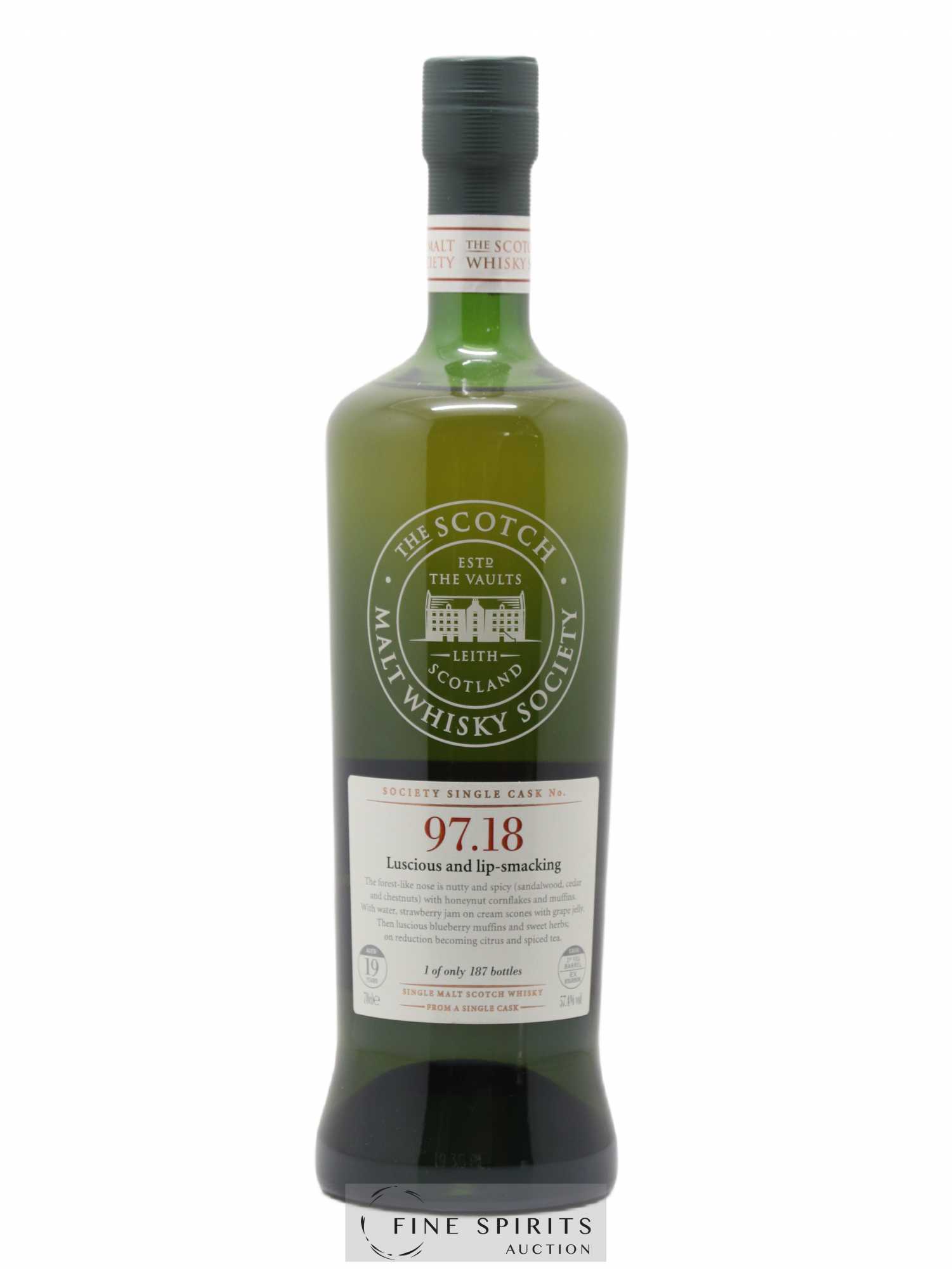 Luscious and Lip-Smacking 19 years 1990 The Scotch Malt Whisky Society Cask n°97.18 - One of 187 - bottled 2009