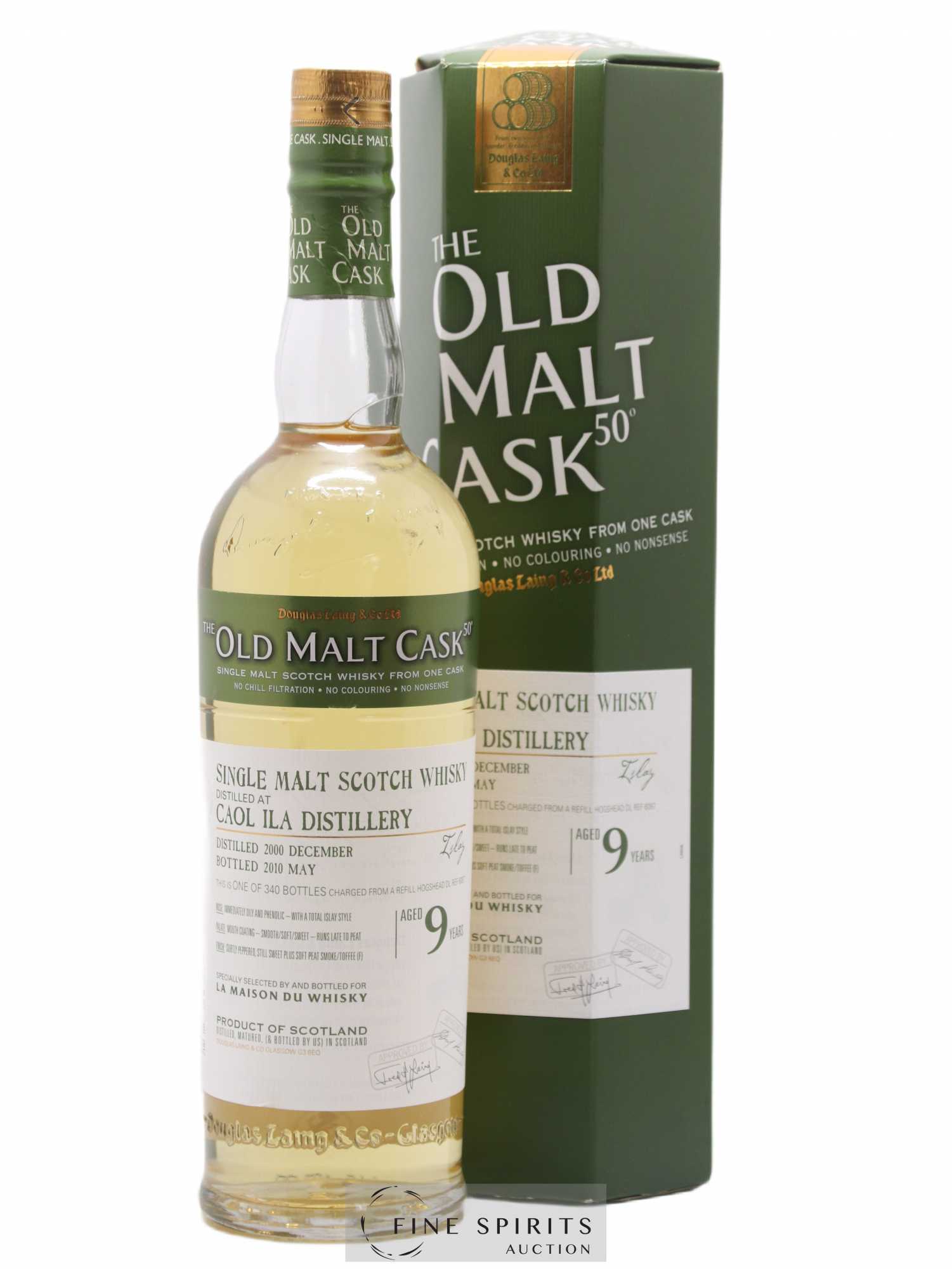 Caol Ila 2000 Douglas Laing Hogshead DL REF6097 - One of 340 - bottled 2010 The Old Malt Cask