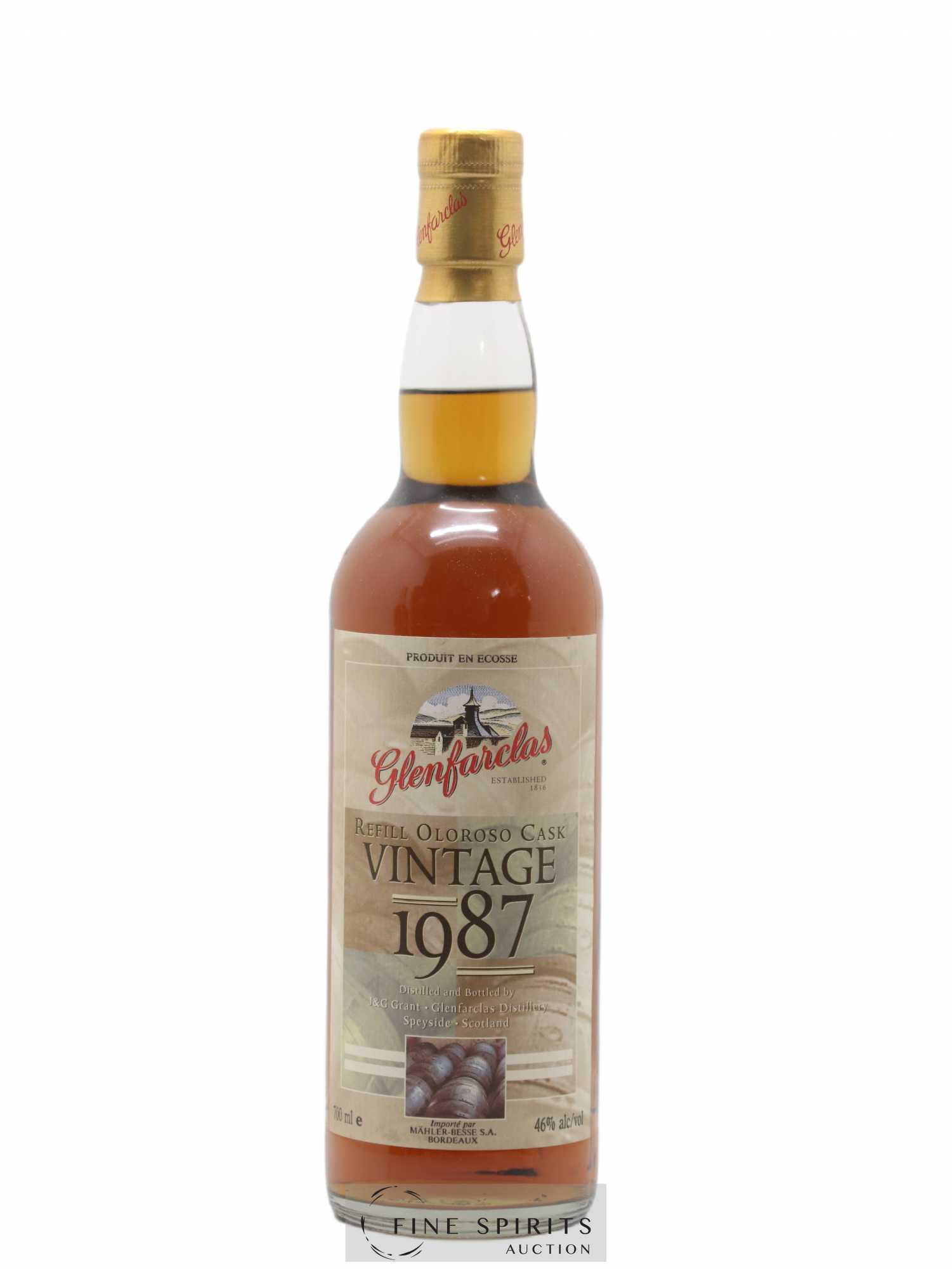 Glenfarclas 1987 Of. Vintage Refill Oloroso Cask Mahler-Besse Import