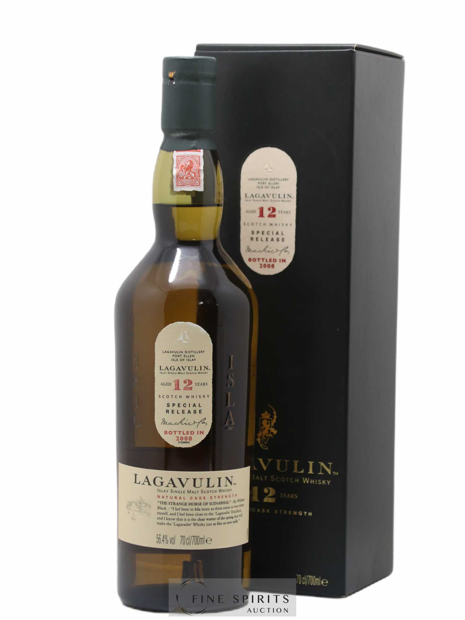 Lagavulin 12 years Of. Natural Cask Strength bottled 2008 Special Release