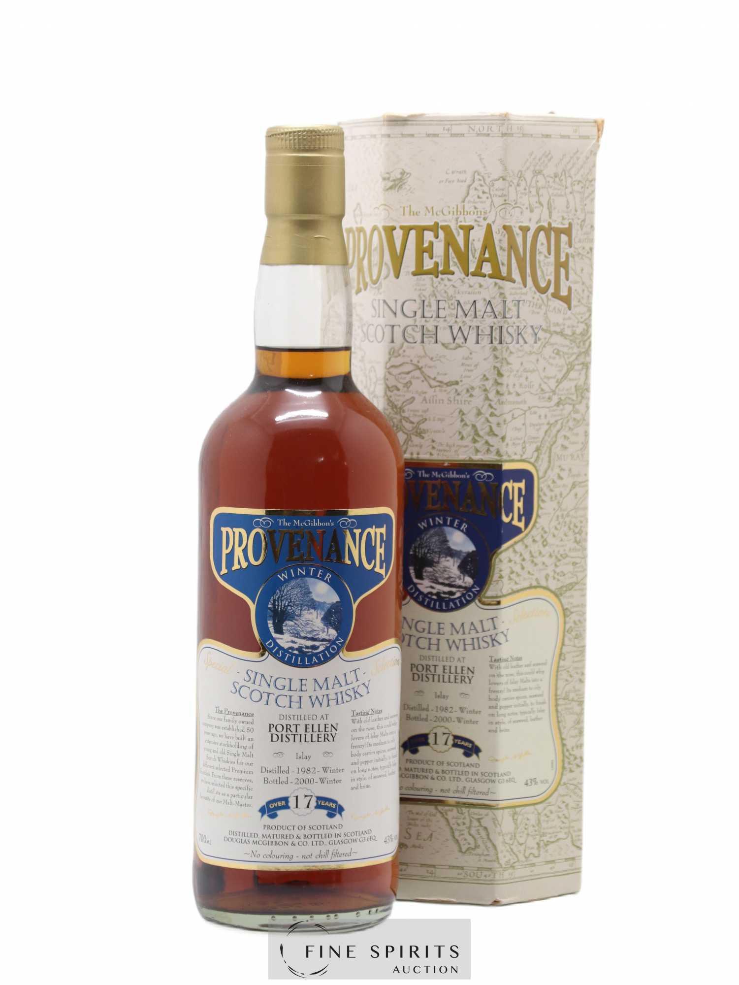 Port Ellen 17 years 1982 Douglas McGibbon Provenance Winter Distillation - bottled 2000 Special Selection