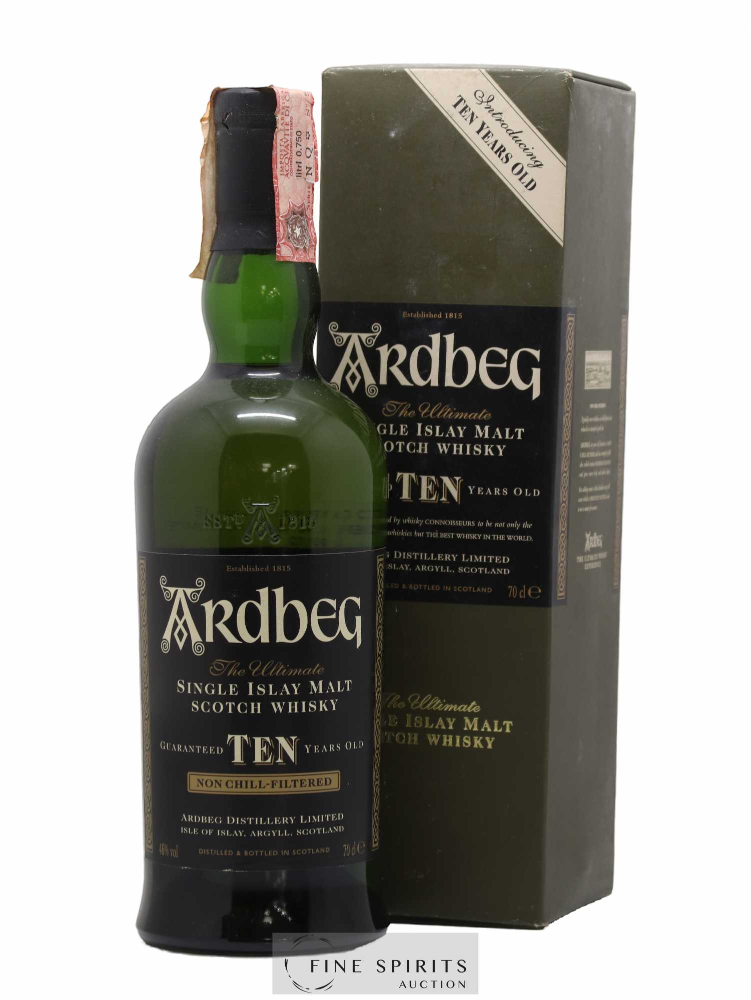 Ardbeg 10 years Of. Guaranted Ten Years Old The Ultimate (70cl.)