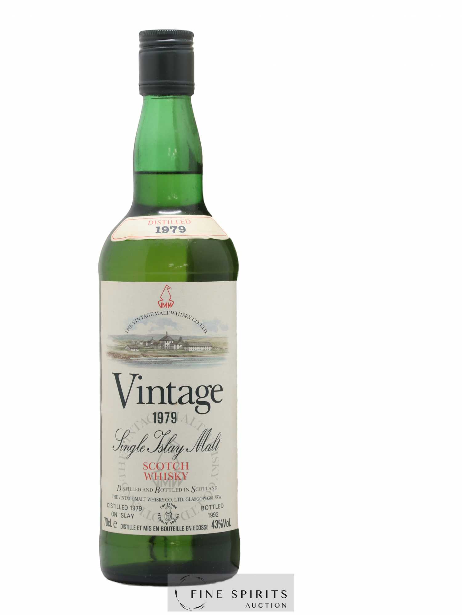 Vintage 1979 The Vintage Malt Whisky Co. Ltd. Single Islay Malt bottled 1992