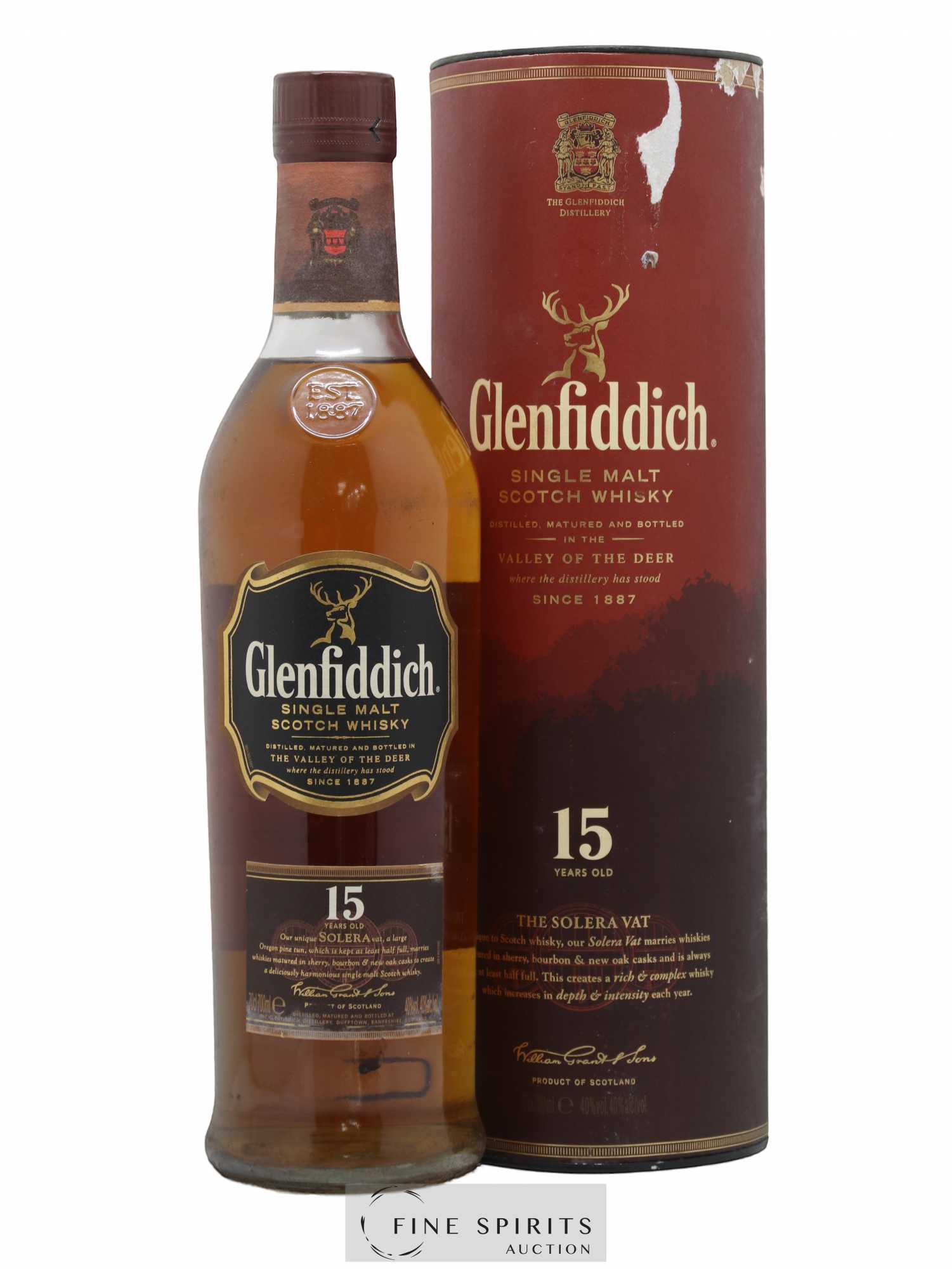 GLENFIDDICH 15 ANS - WHISKY - COFFRET