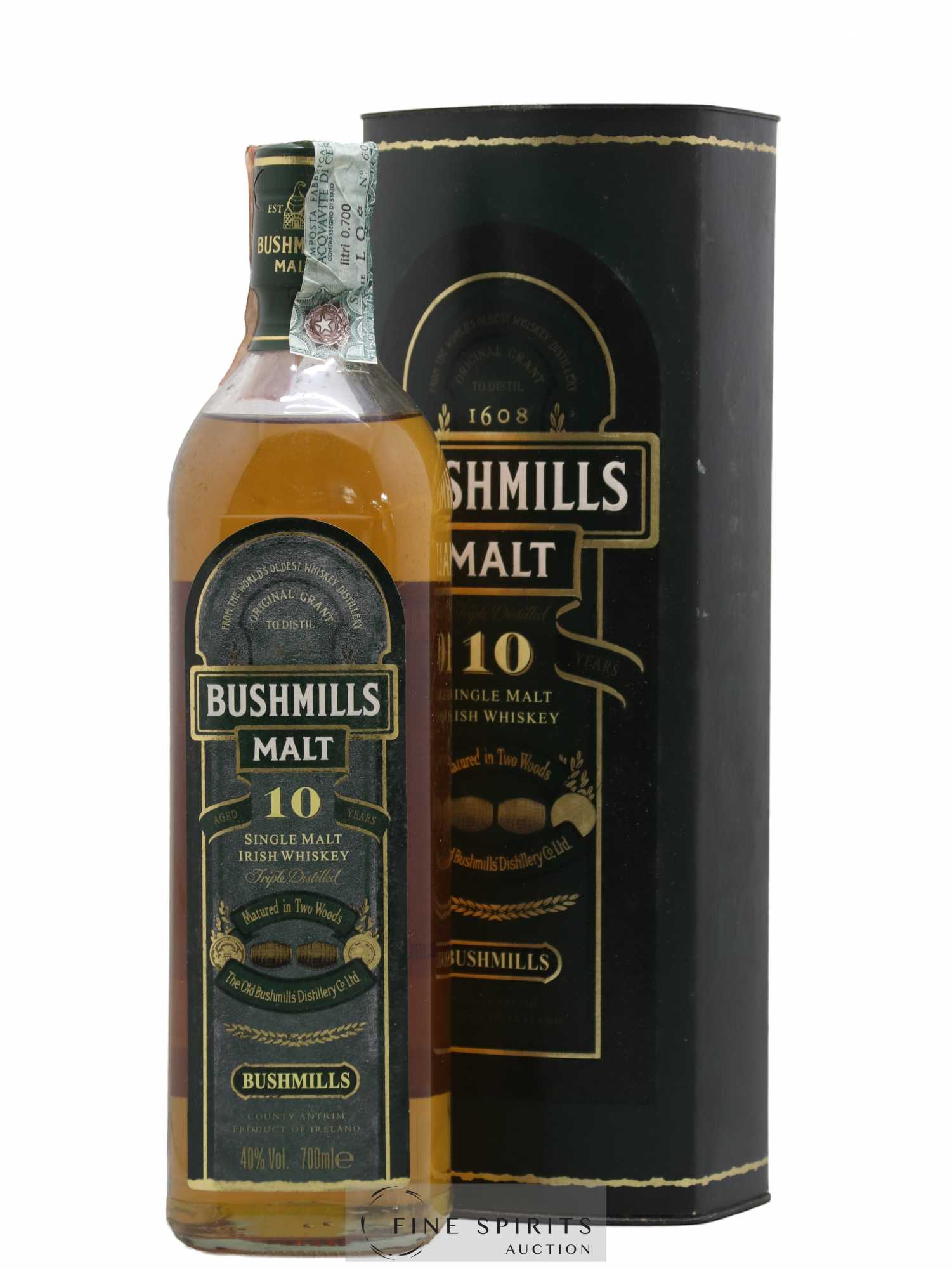 Bushmills 10 years Of. Triple Distilled