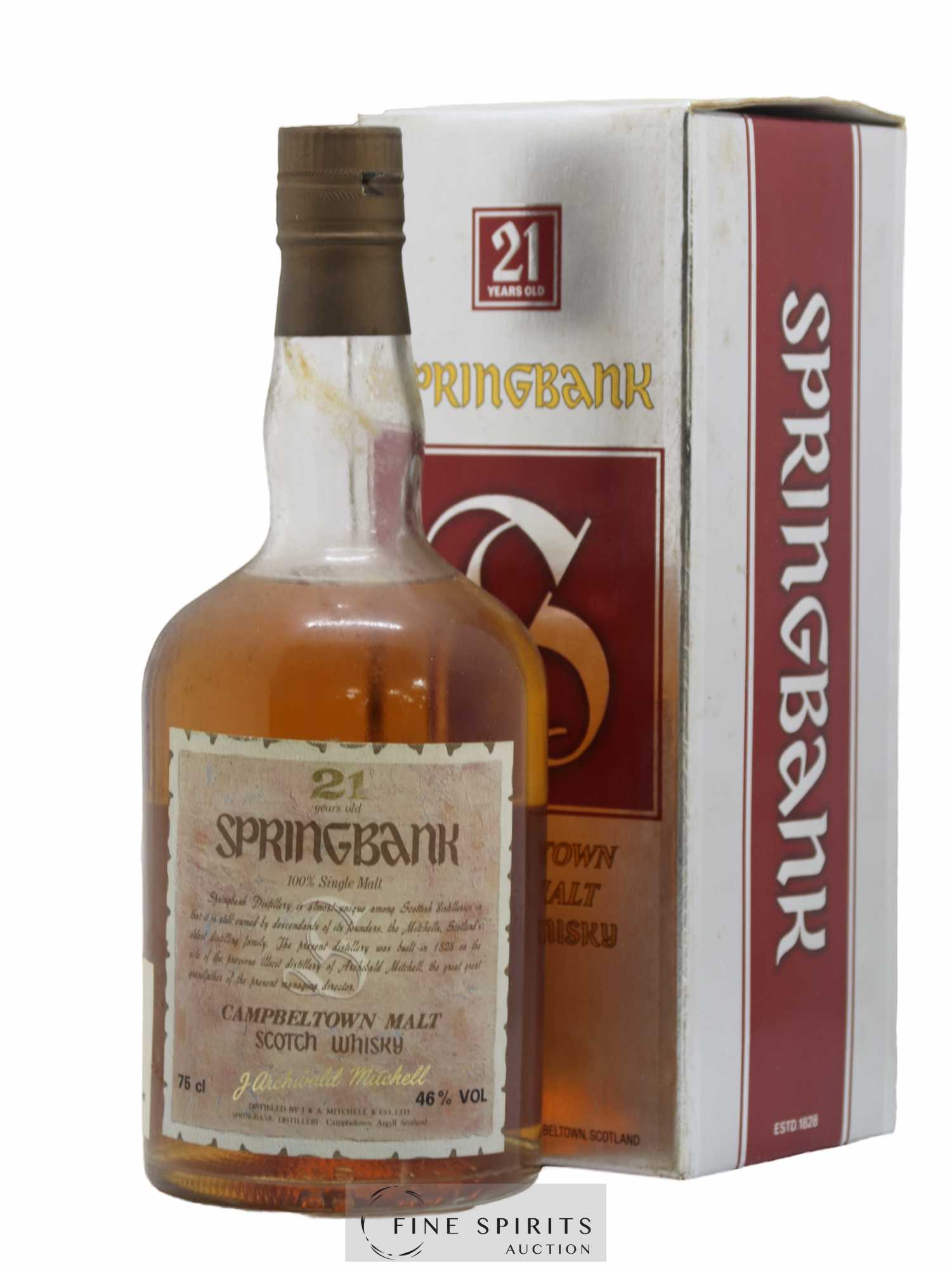 Springbank 21 years Of. (75cl.)