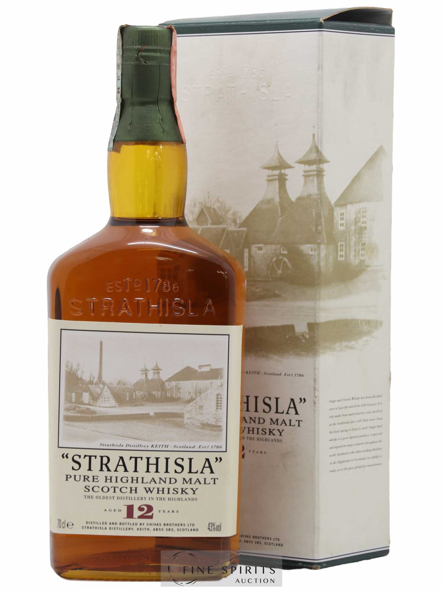 Strathisla 12 years Of. 70cl.