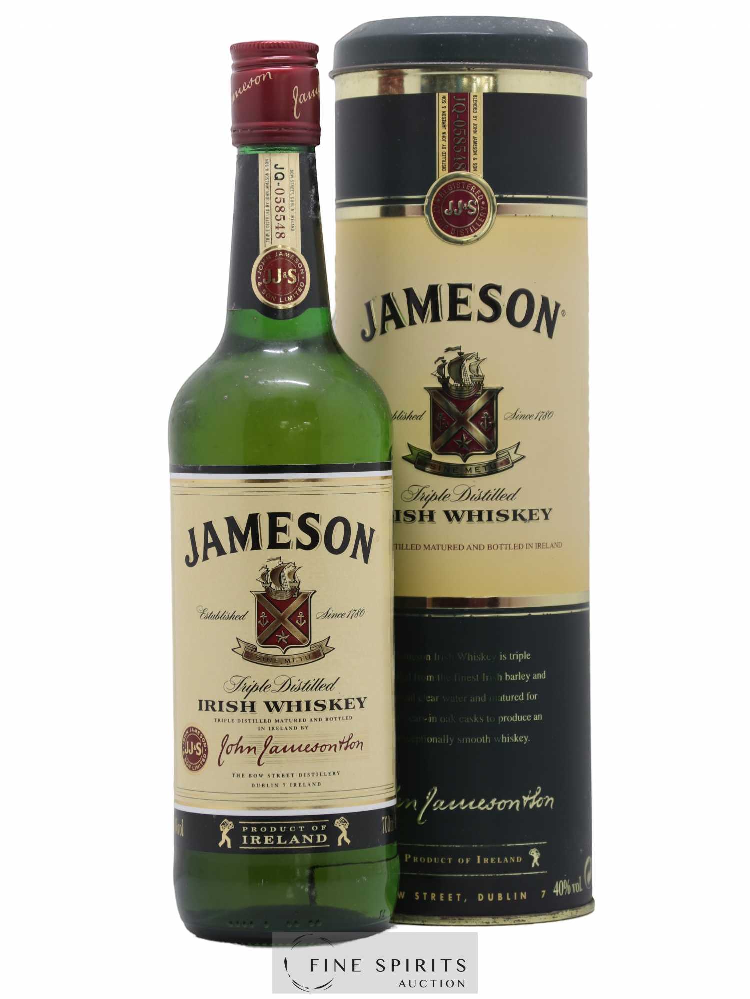 Jameson Of. Triple Distilled