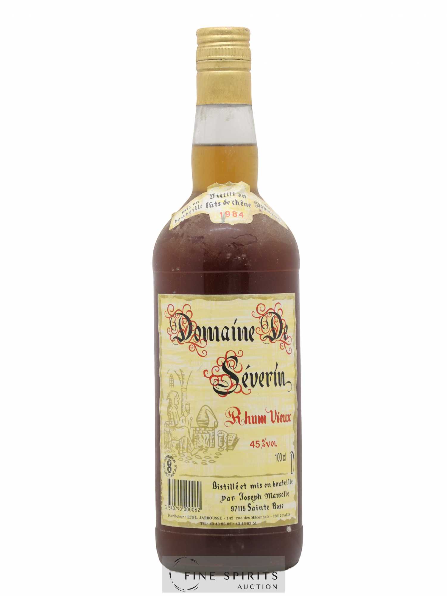 Domaine de Séverin 1984 Of. Vieilli en fûts de Chêne