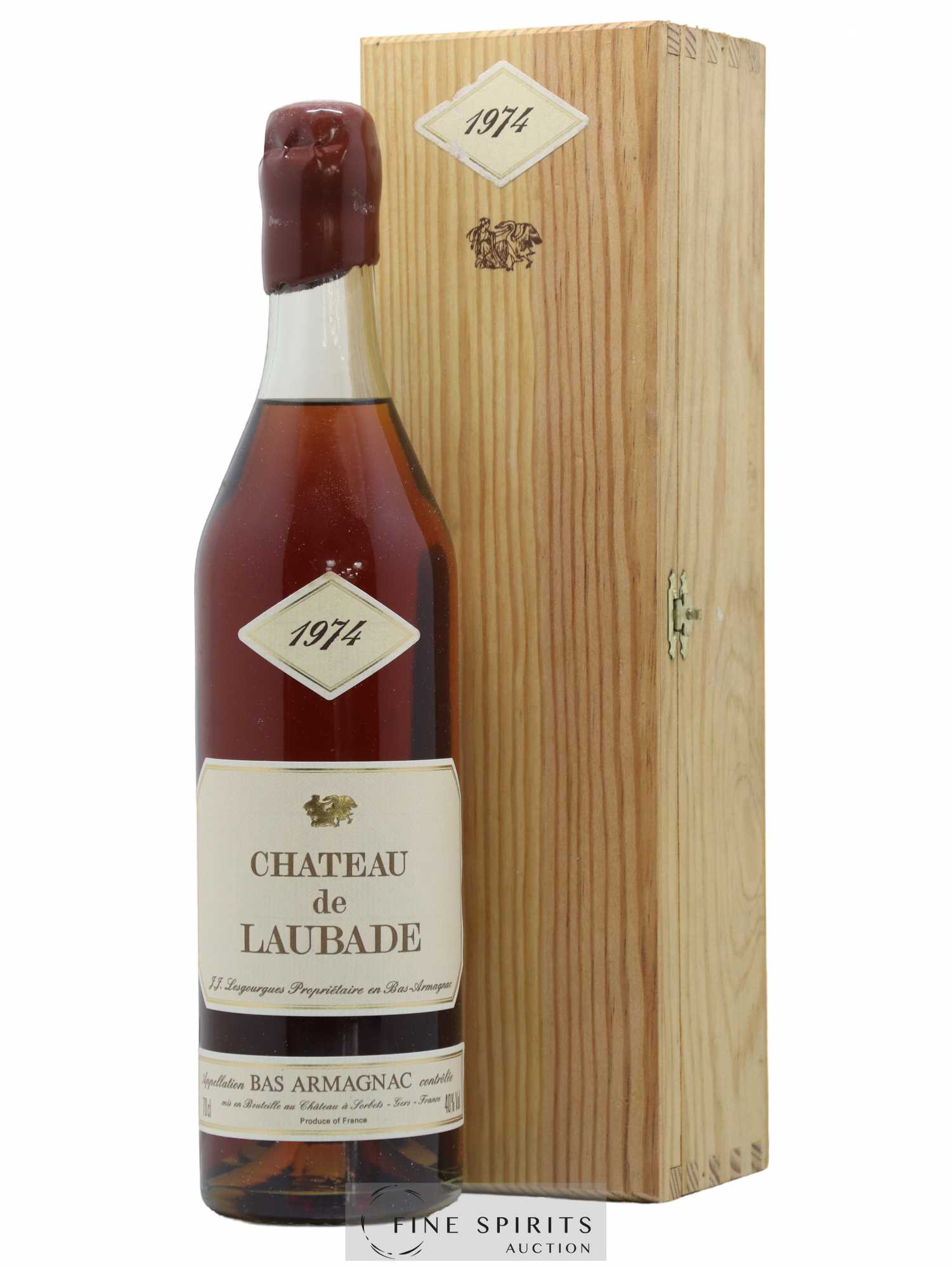 Château de Laubade 1974 Of. bottled 1999