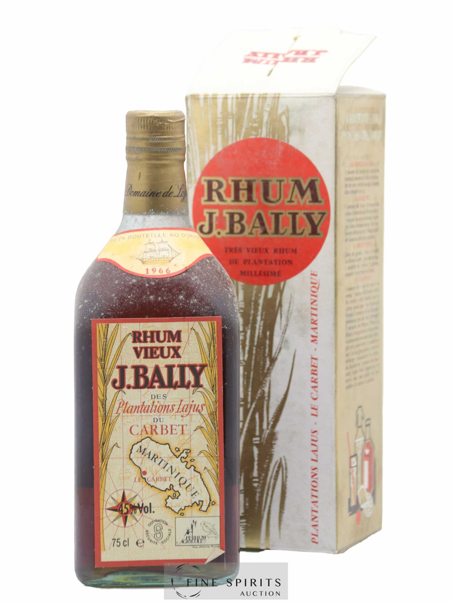 J. Bally 1966 Of. Plantations Lajus du Carbet