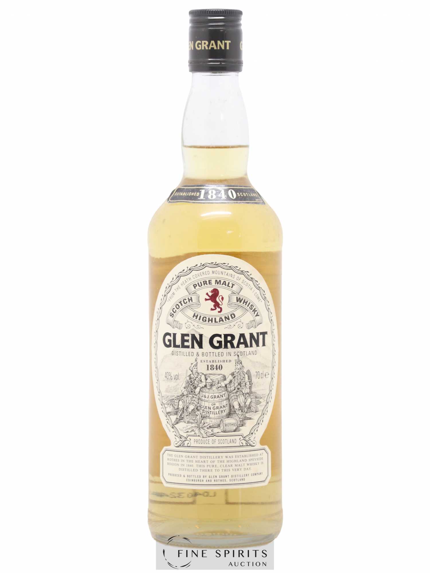 Glen Grant Of. Pure Malt White label