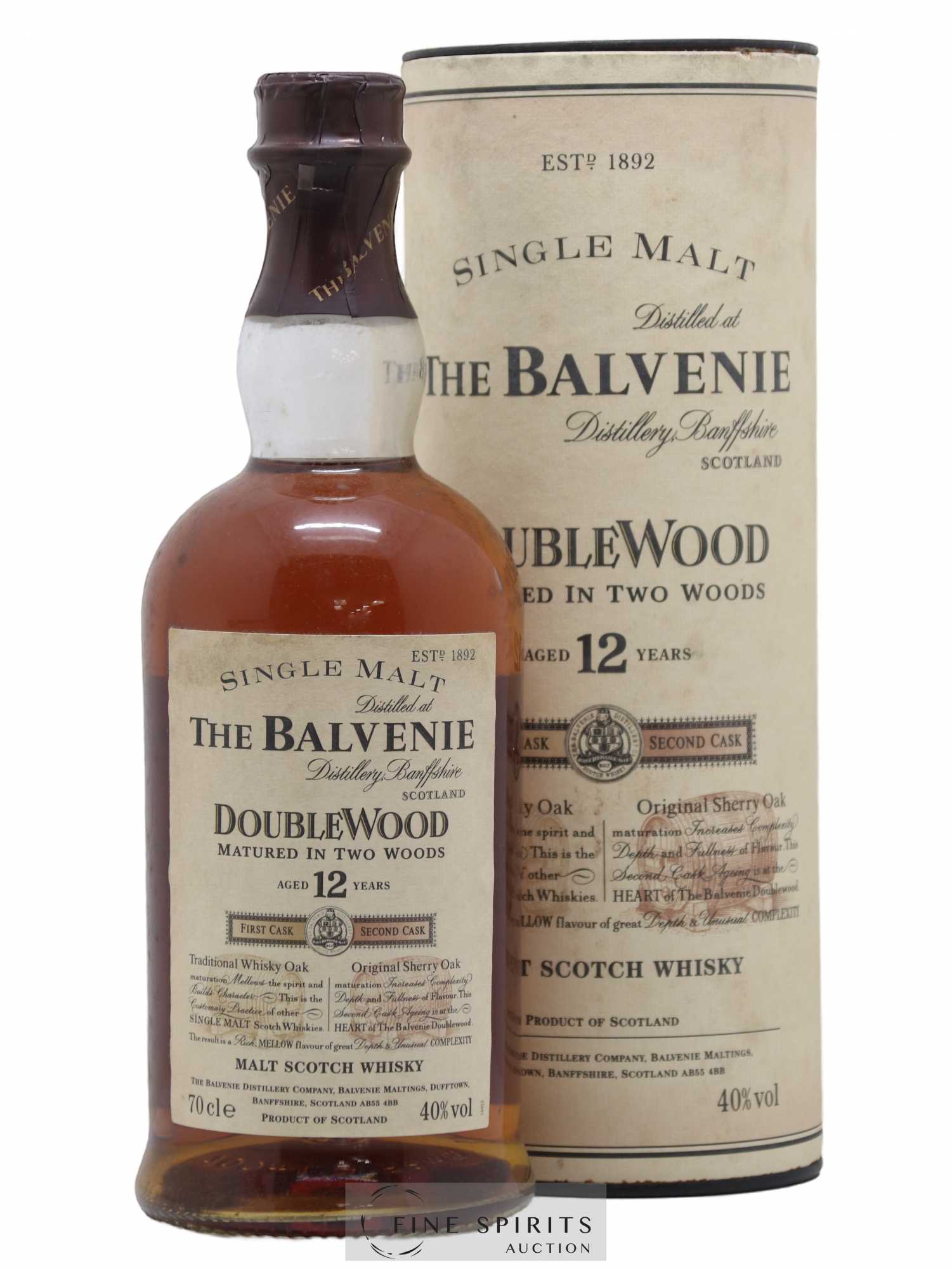 Balvenie The 12 years Of. Double Wood 70cl.