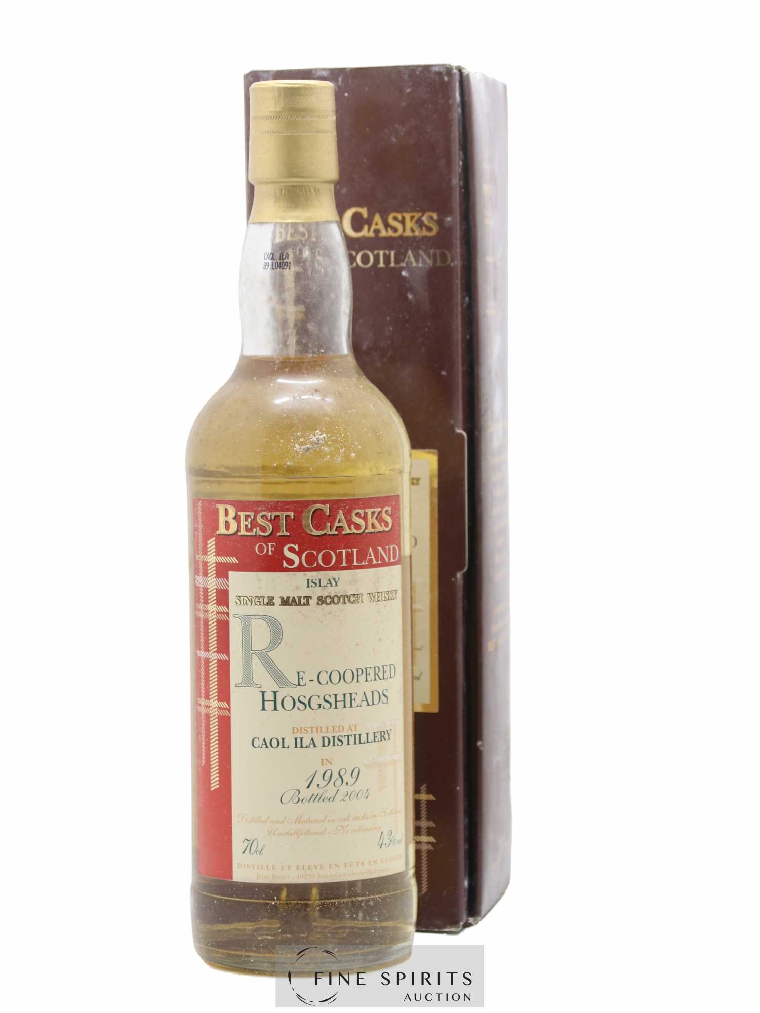 Caol Ila 1989 Jean Boyer Re-Coopered Hogsheads bottled 2004 Best Casks of Scotland