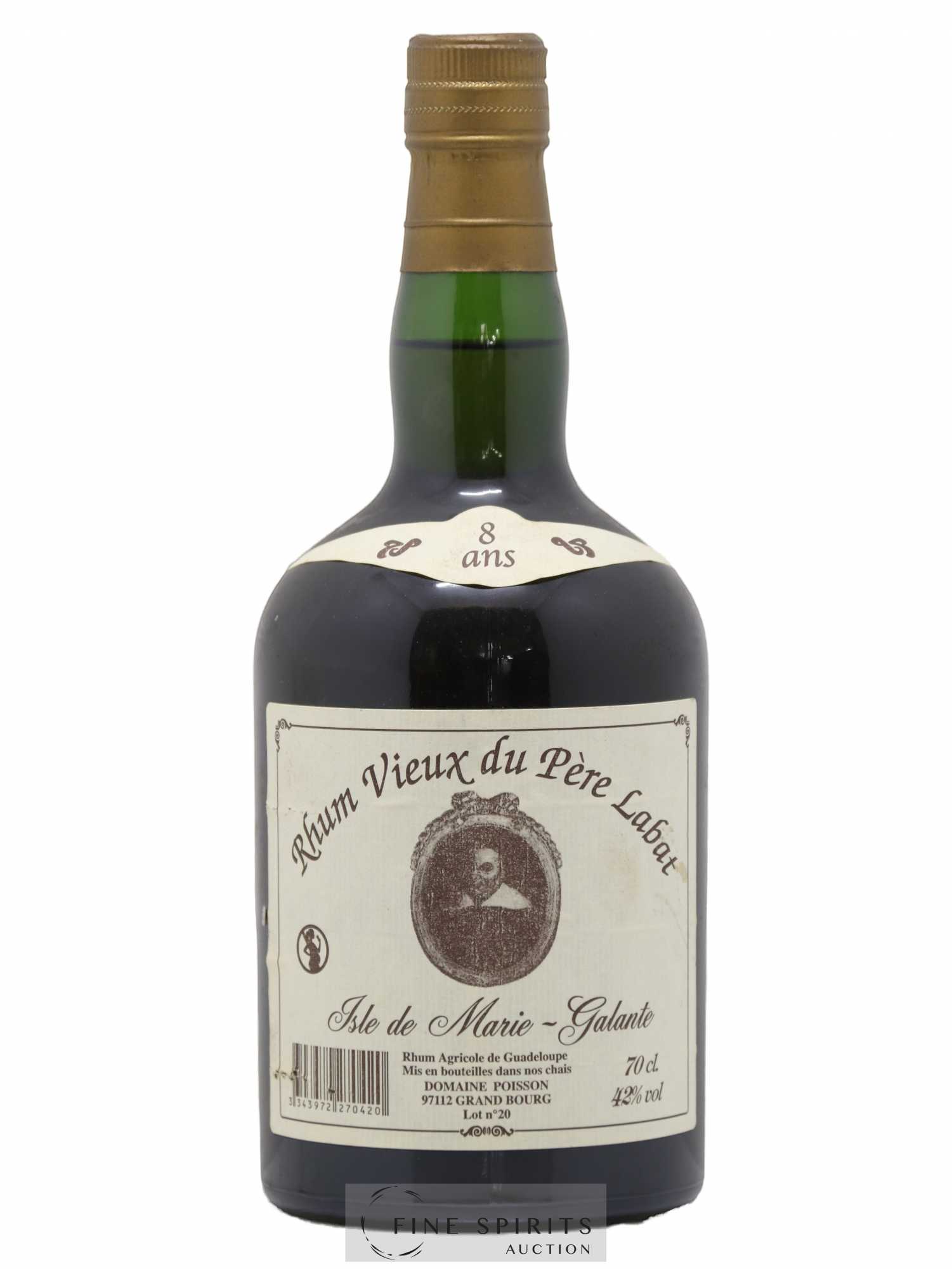 Père Labat 8 years Of. Lot n°20 Rhum Vieux