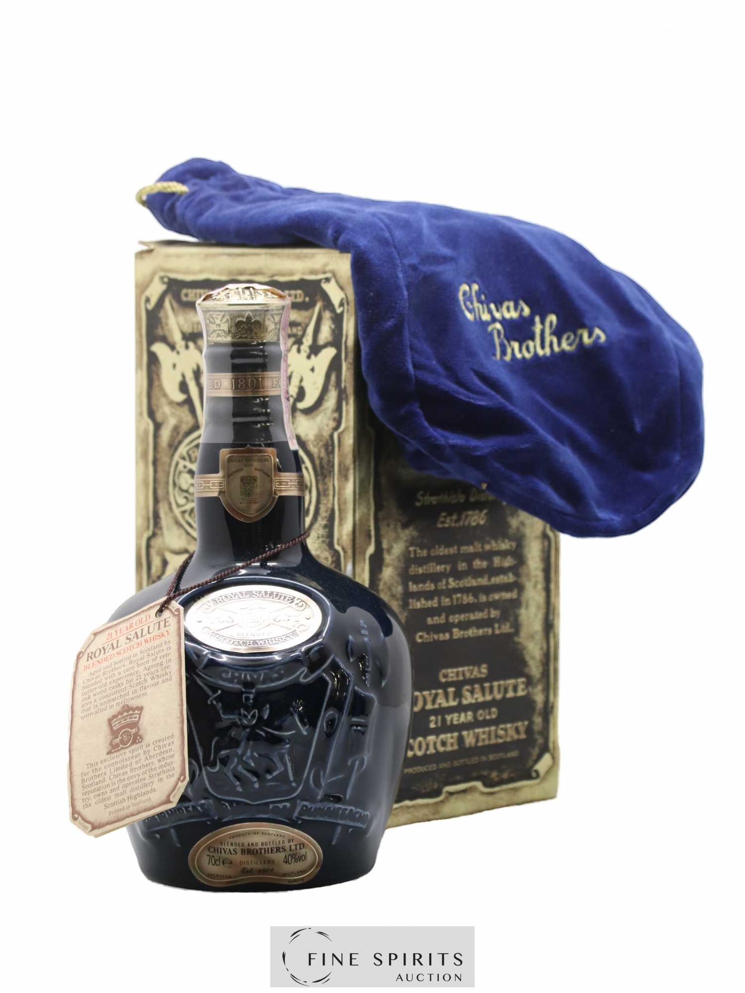 Chivas 21 years Of. Sapphire Flagon Royal Salute