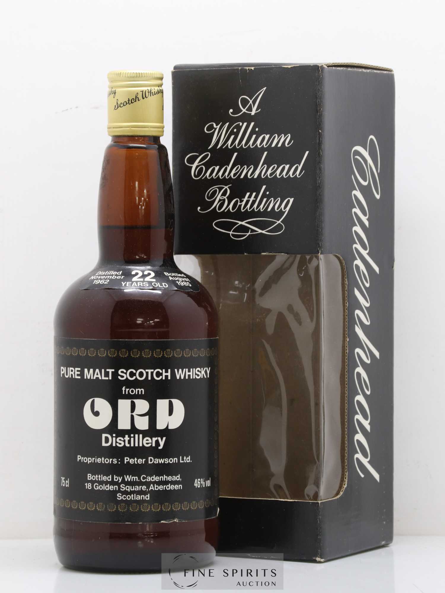 Ord 22 years 1962 Cadenhead's bottled 1985