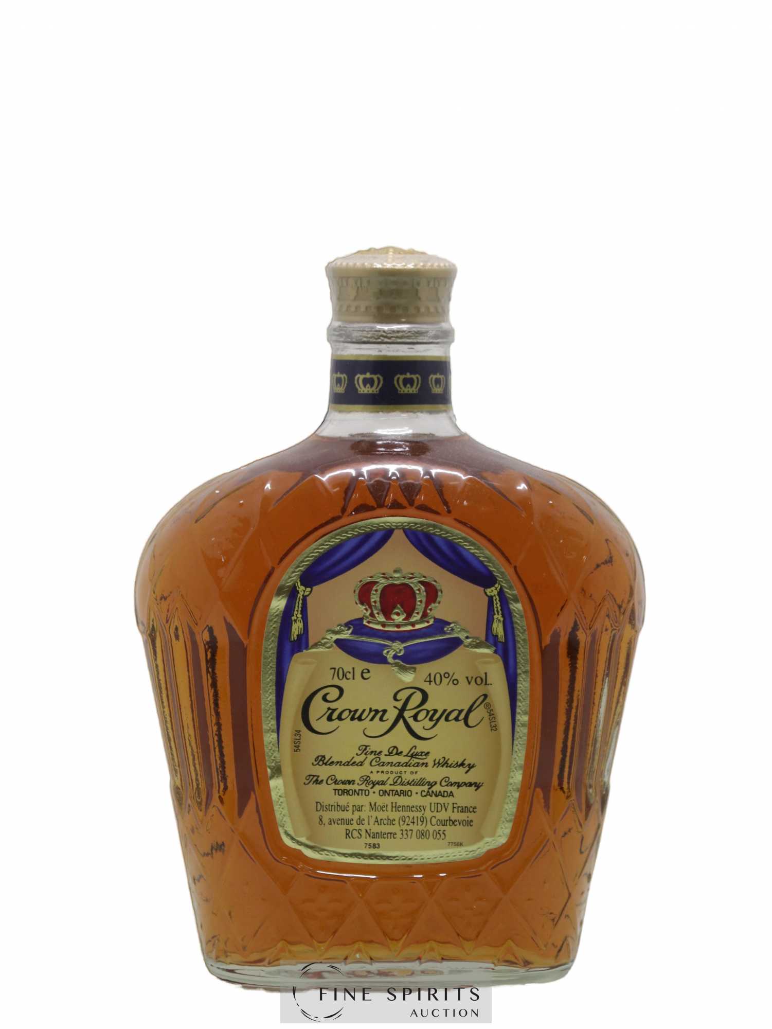 Crown Royal Of. UDV Import Fine de Luxe