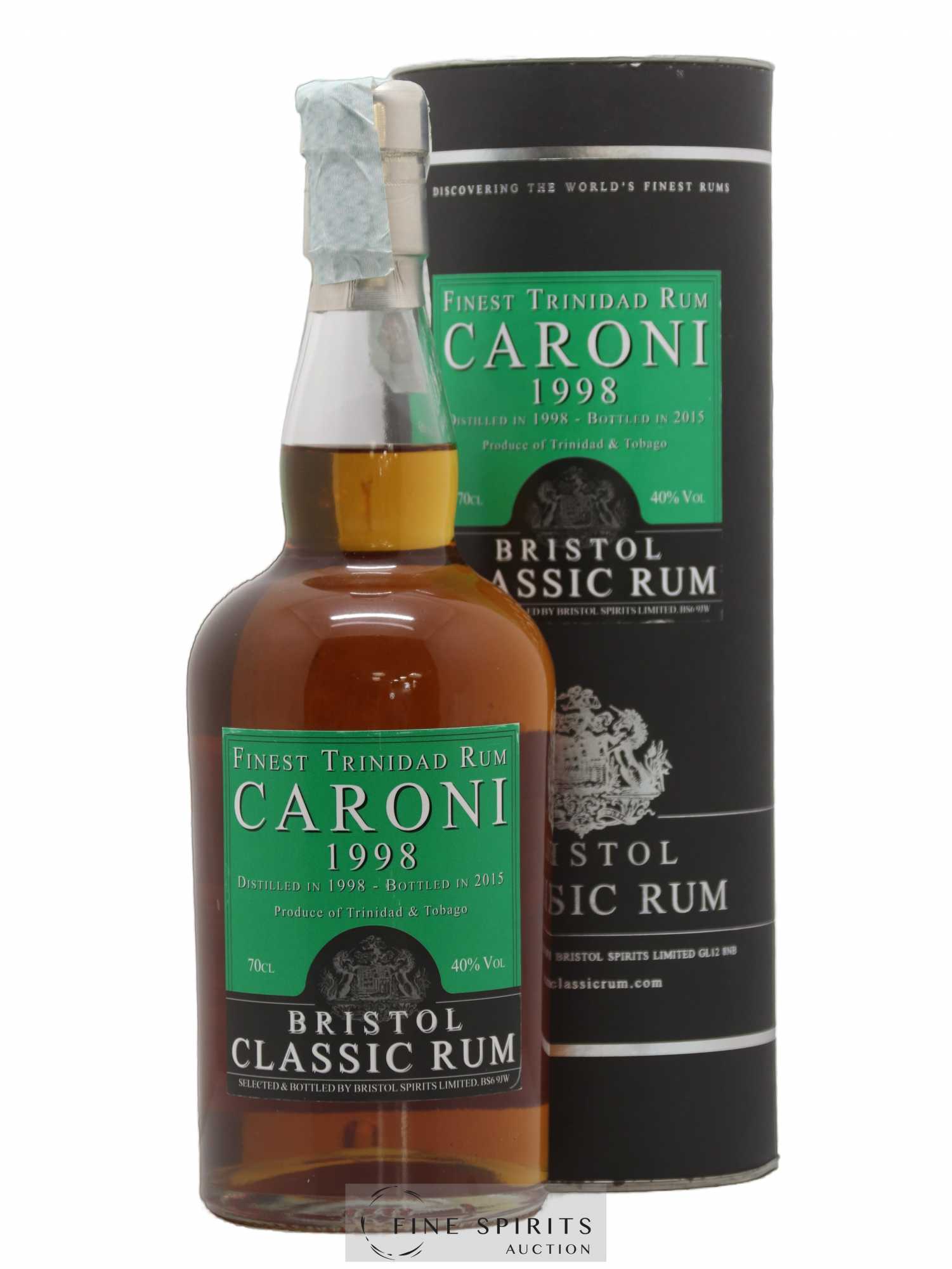 Caroni 1998 Bristol Spirits Bristol Classic Rum bottled in 2015