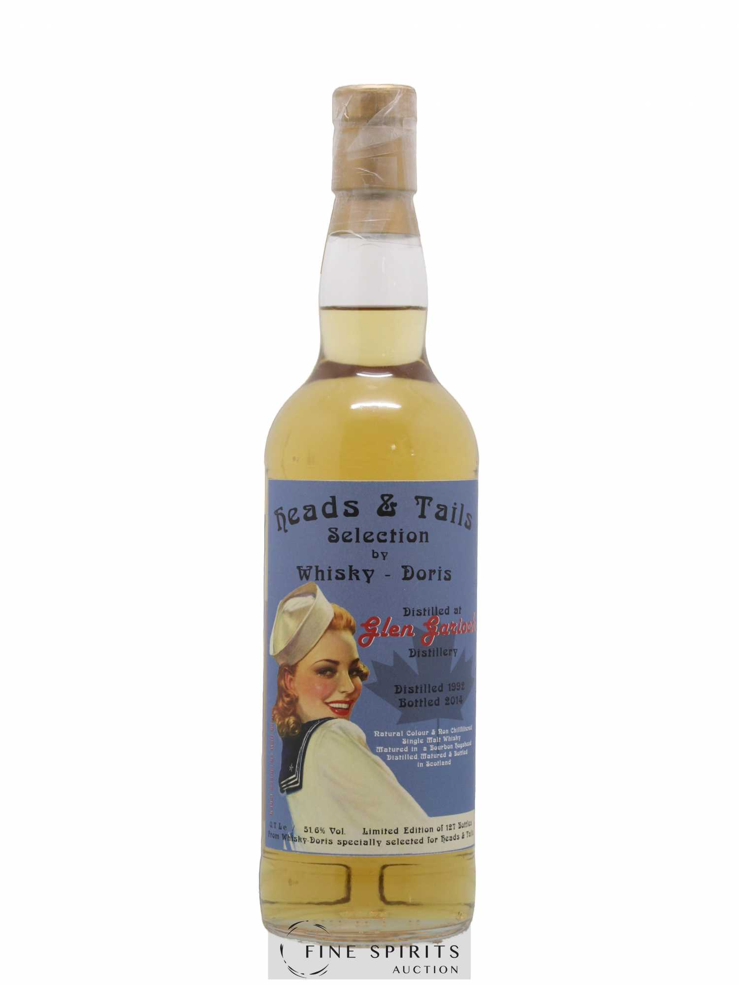 Glen Garioch 1992 Whisky-Doris One of 127 - bottled 2014 Heads & Tails Limited Edition