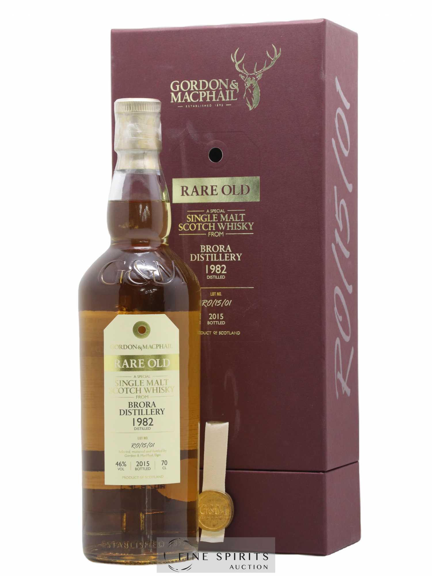 Brora 1982 Gordon & Macphail Cask Ro-15-01 - bottled 2015 Rare Old