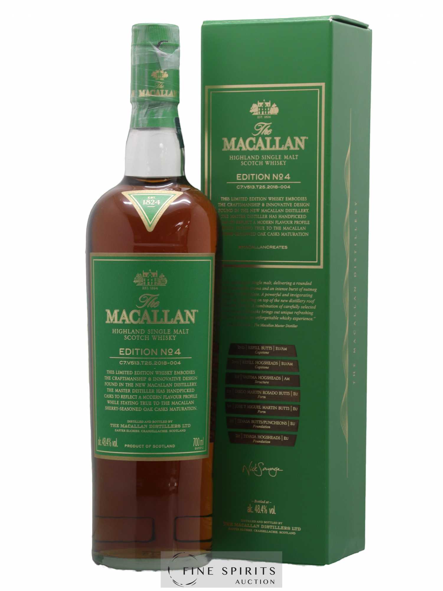 Macallan (The) Of. Edition n°4 C7.V513.T25.2018-004 Limited Edition