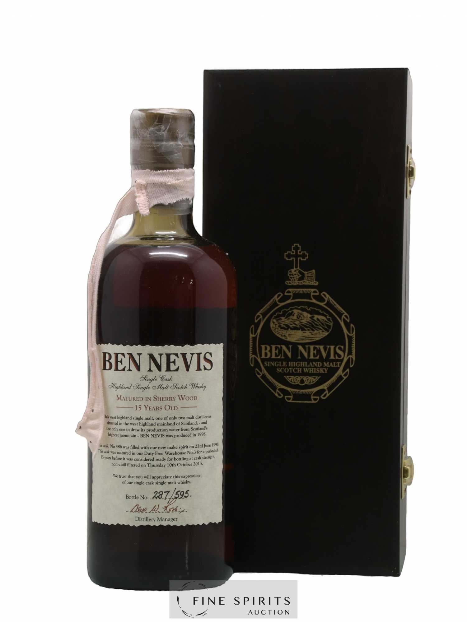 Ben Nevis 15 years 1998 Of. Sherry Cask n°586 - One of 595 - bottled 2013