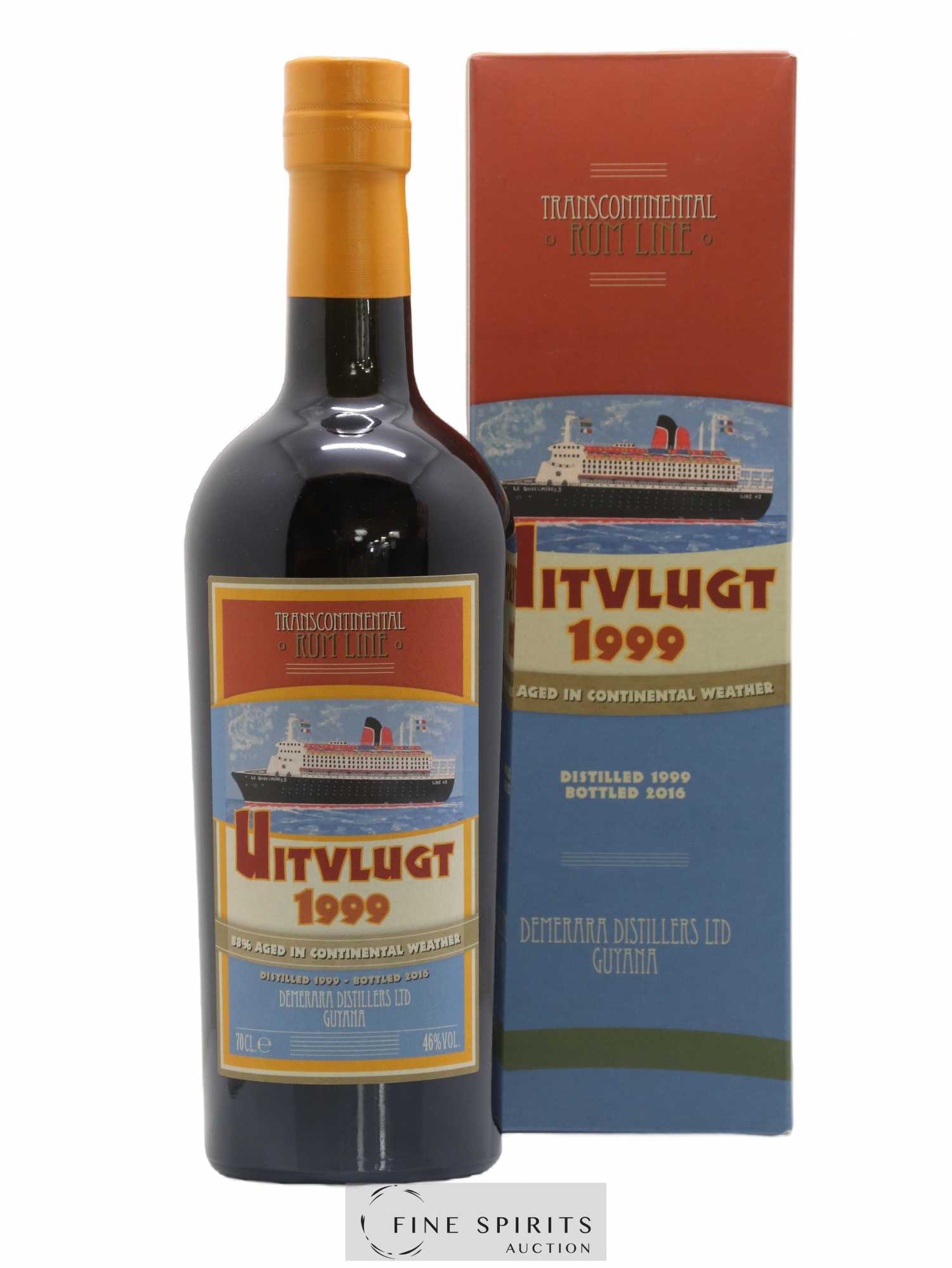 Uitvlugt 17 years 1999 LMDW Line n°3 - bottled 2016 Transcontinental Rum Line