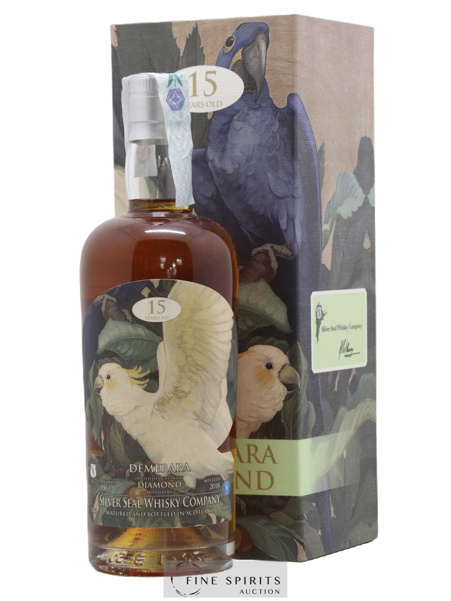 Diamond 15 years 2002 Silver Seal Whisky Company Cask n°91 - One of 220 - bottled 2018 Whisky Antique