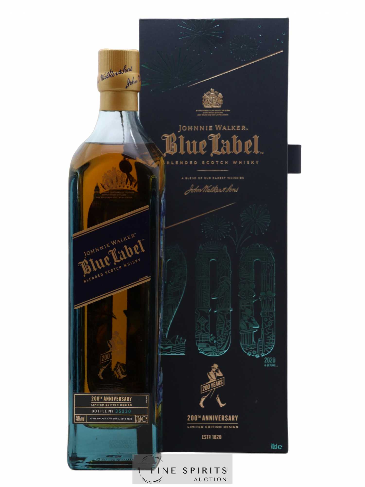 Johnnie Walker Of. Blue Label 200th Anniversary Limited Edition Design