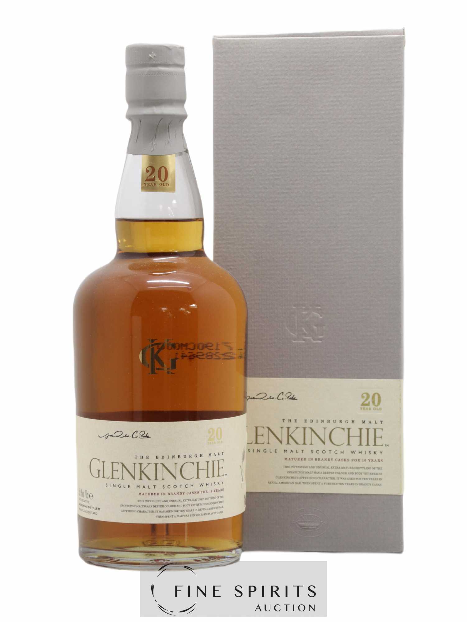 Glenkinchie 20 years Of. Brandy Casks matured for 10 years