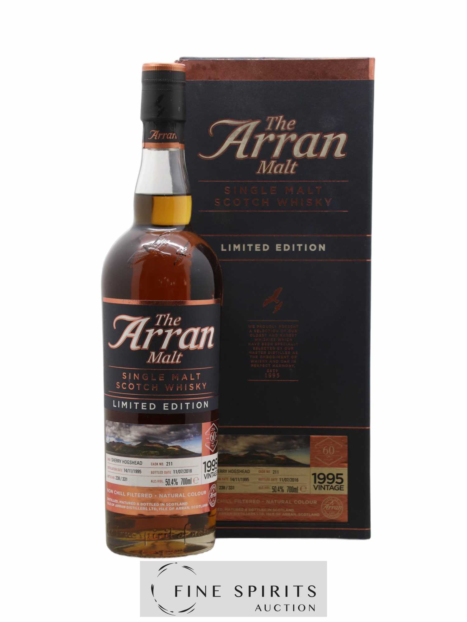 Arran 1995 Of. Cask n°211 - One of 331 - bottled 2016 LMDW 60th Anniversary Limited Edition