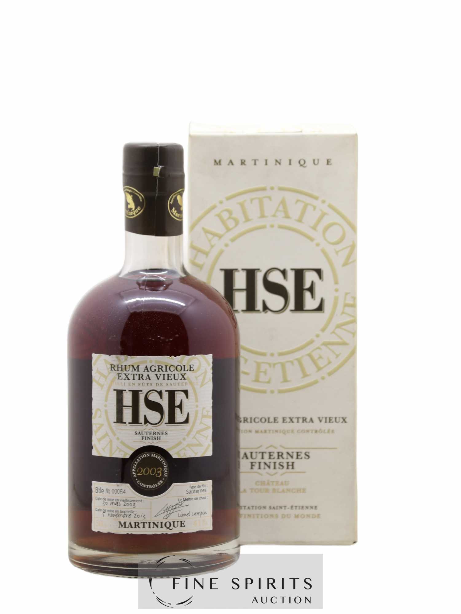 HSE 9 years 2003 Of. Sauternes Finish - bottled 2013