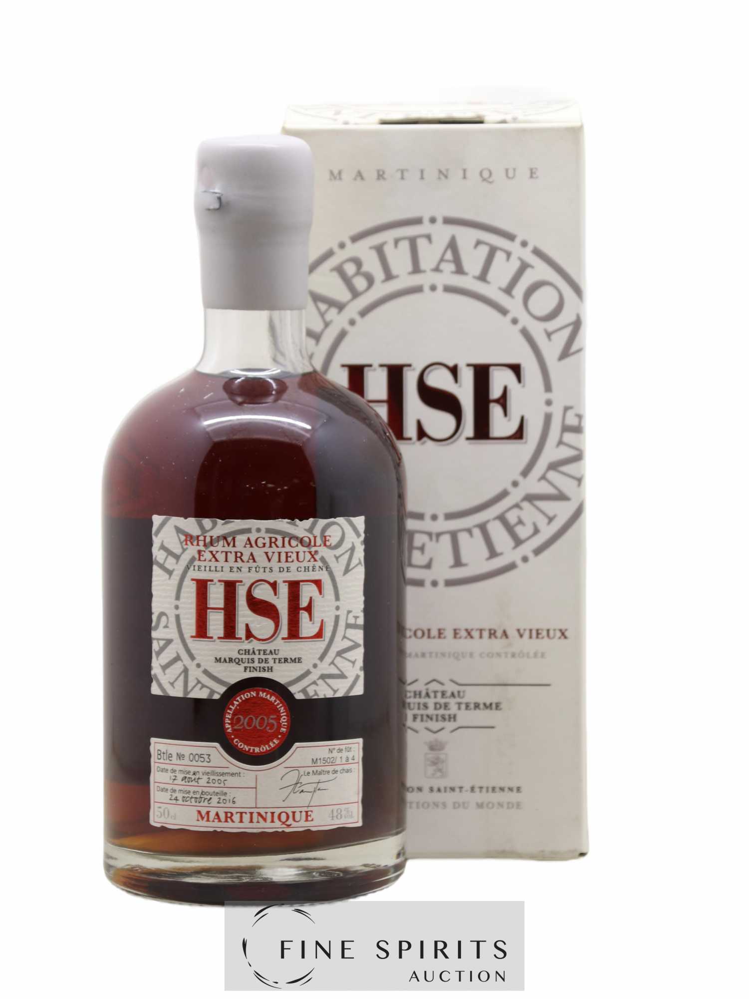 HSE 2005 Of. Marquis de Terme Finish - bottled 2016