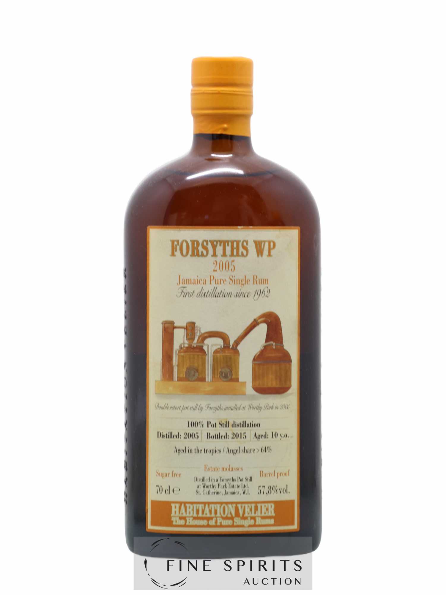 Forsyths WP 10 years 2005 Velier bottled 2015 Habitation Velier