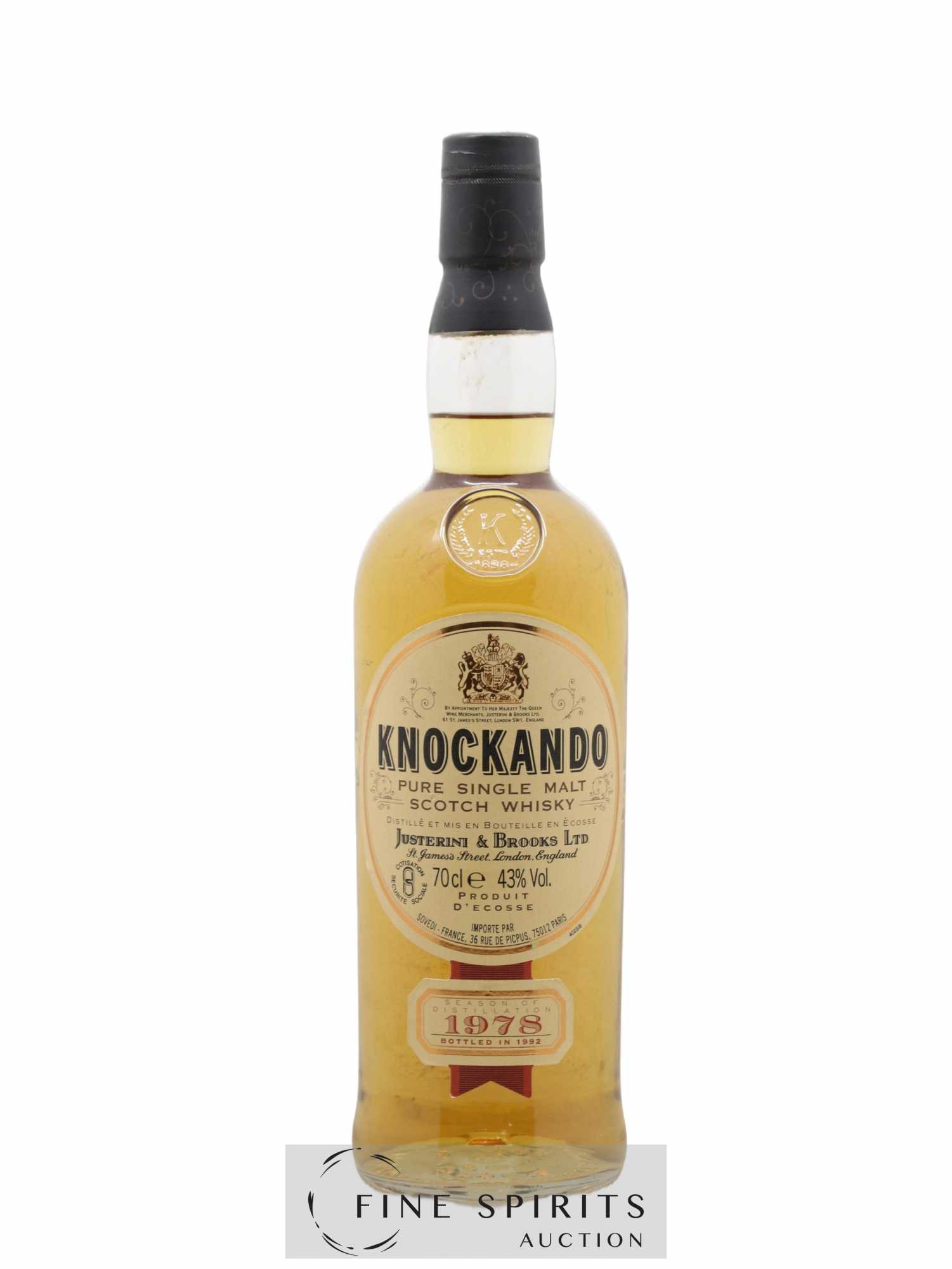 Knockando 1978 Of. bottled 1992 Sovedi Import