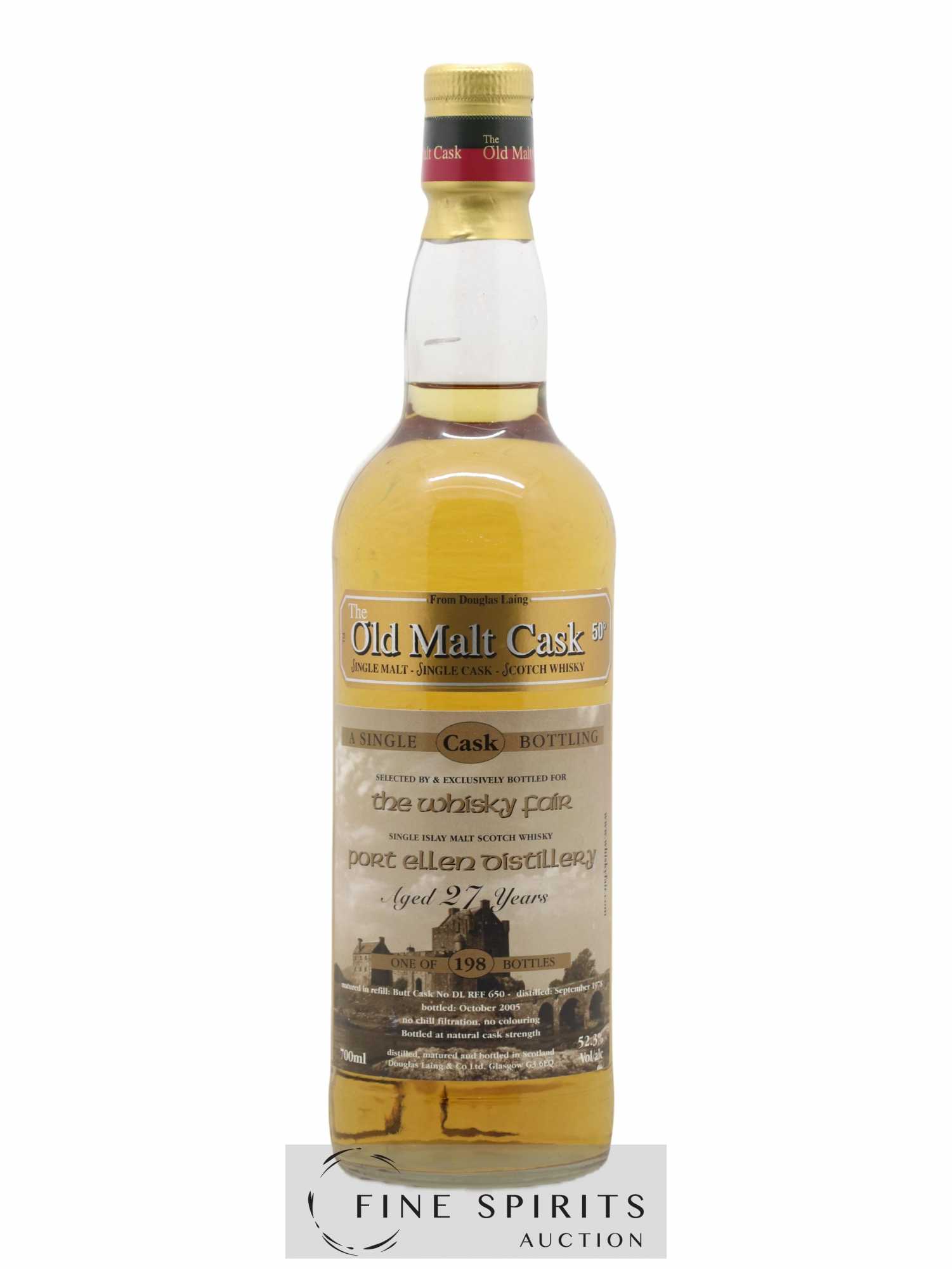 Port Ellen 27 years 1978 Douglas Laing Cask n°DL REF 650 - One of 198 - bottled 2005 The Old Malt Cask